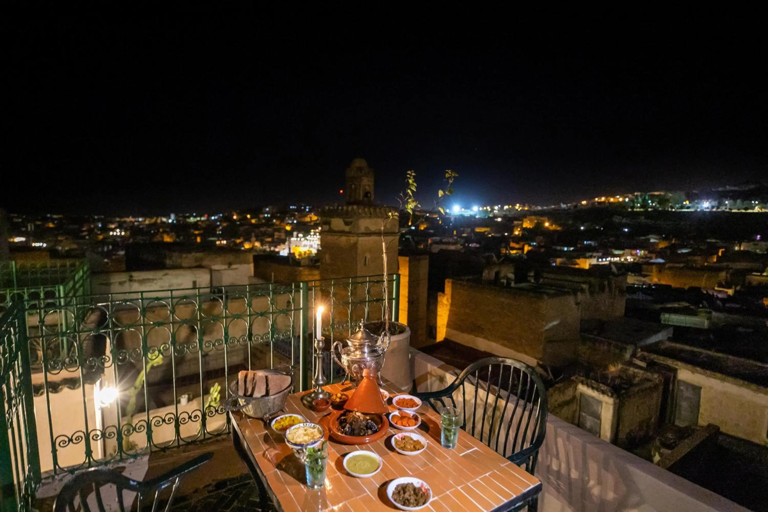 Patio in Dar Usham Fes Luxury Guest House