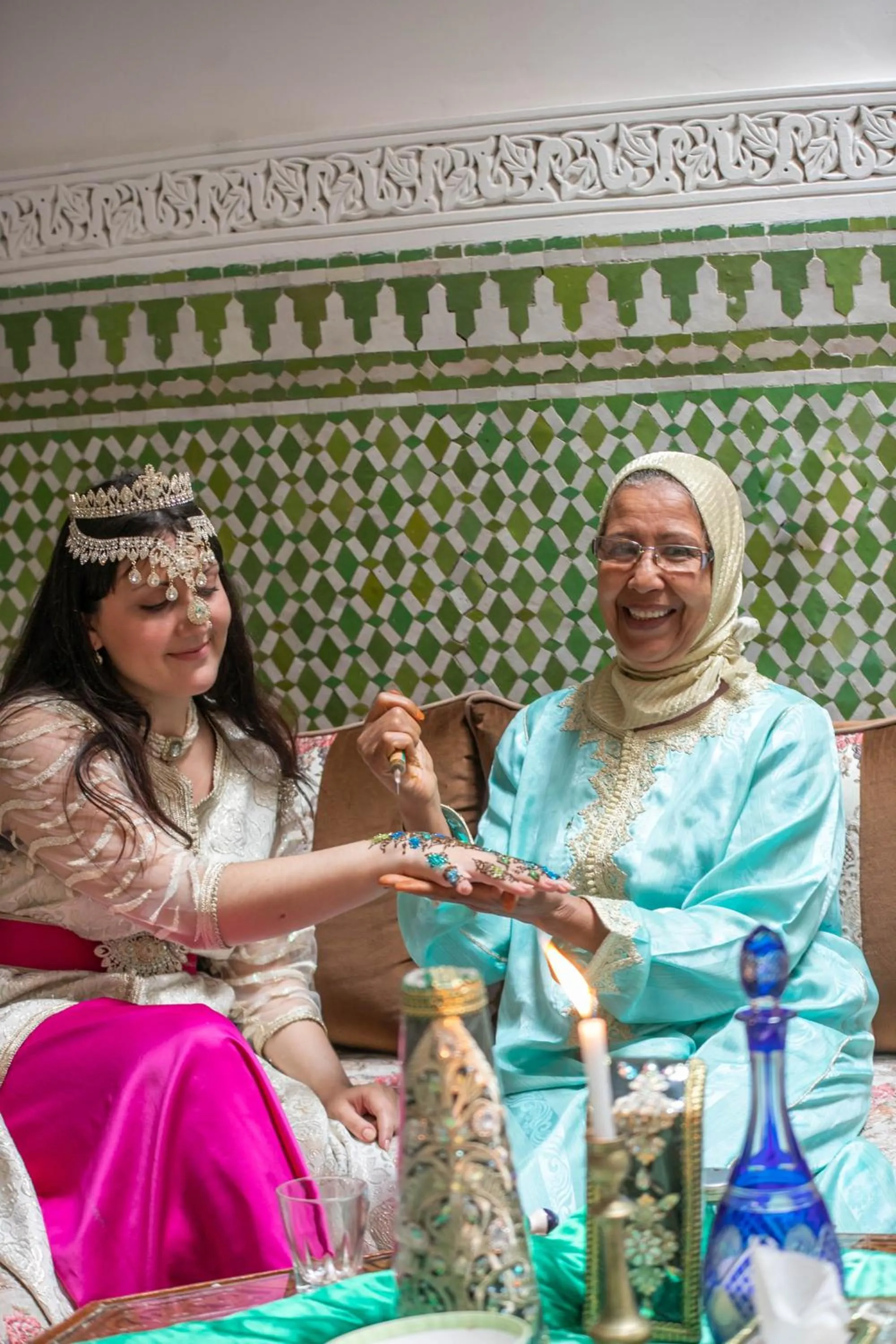 Lobby or reception in Dar Usham Fes Luxury Guest House