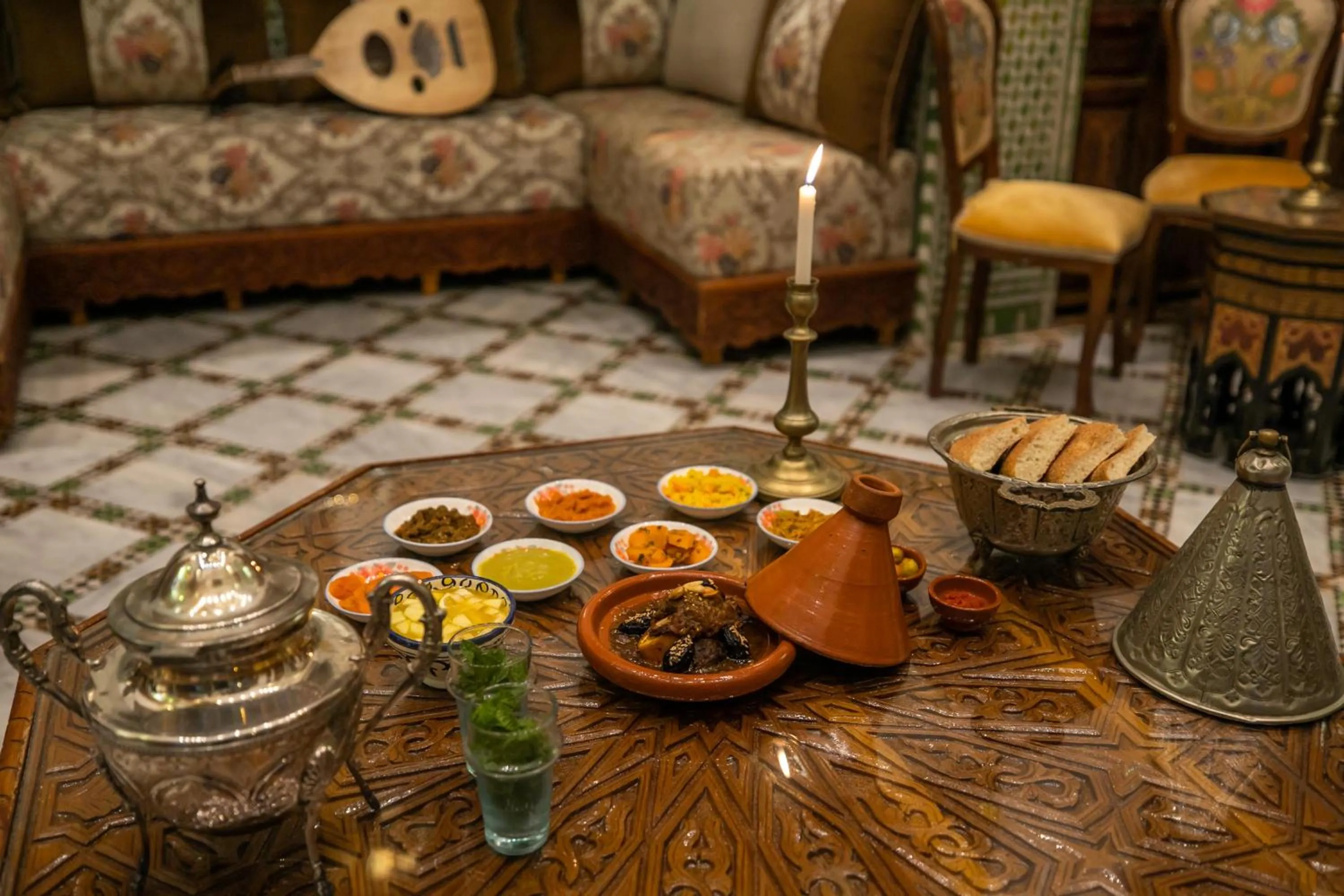 Dinner in Dar Usham Fes Luxury Guest House