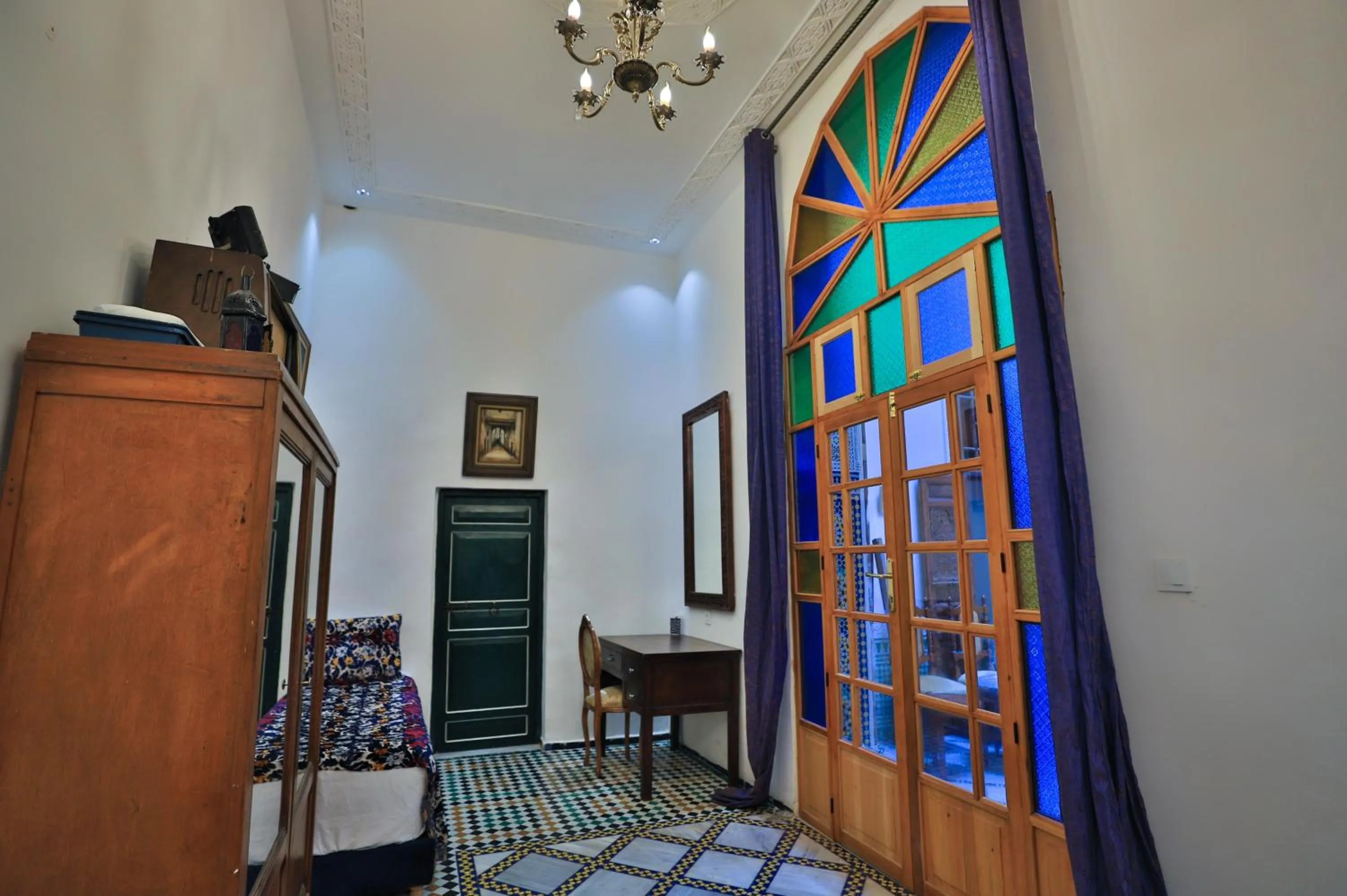 Seating area in Dar Usham Fes Luxury Guest House