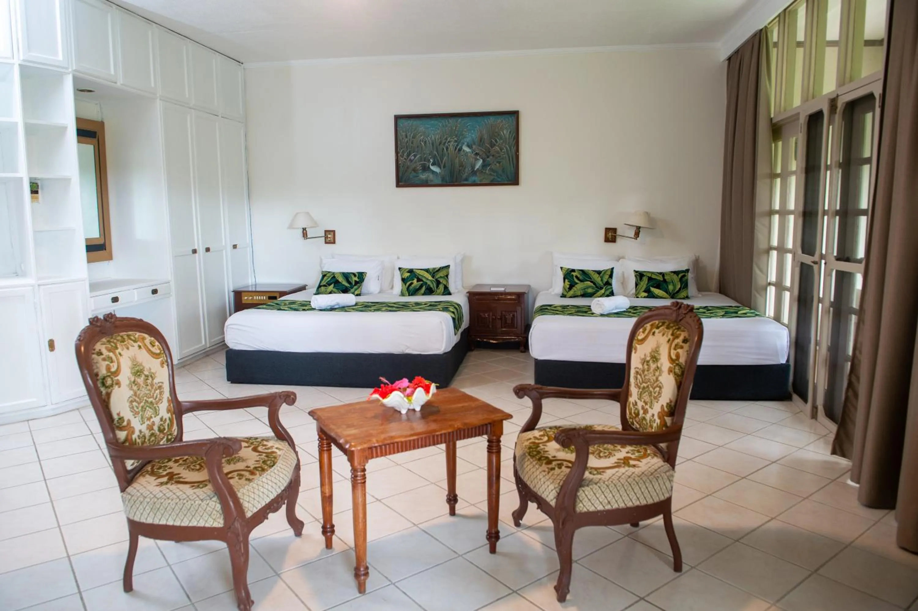 Photo of the whole room, Bed in Yatu Lau Lagoon Resort Fiji