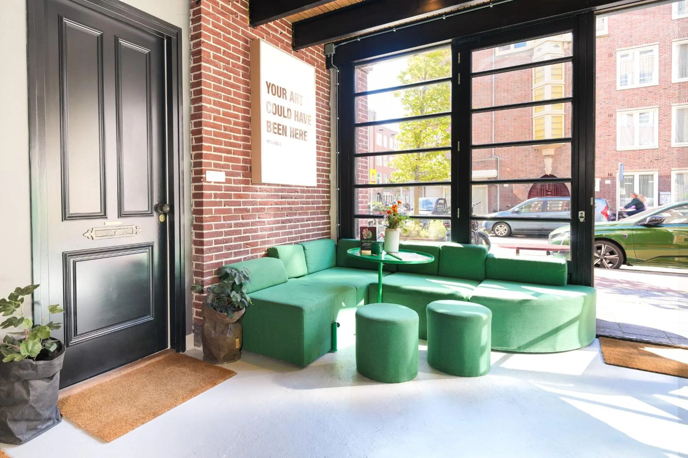 Seating area in Hotel Not Hotel Amsterdam