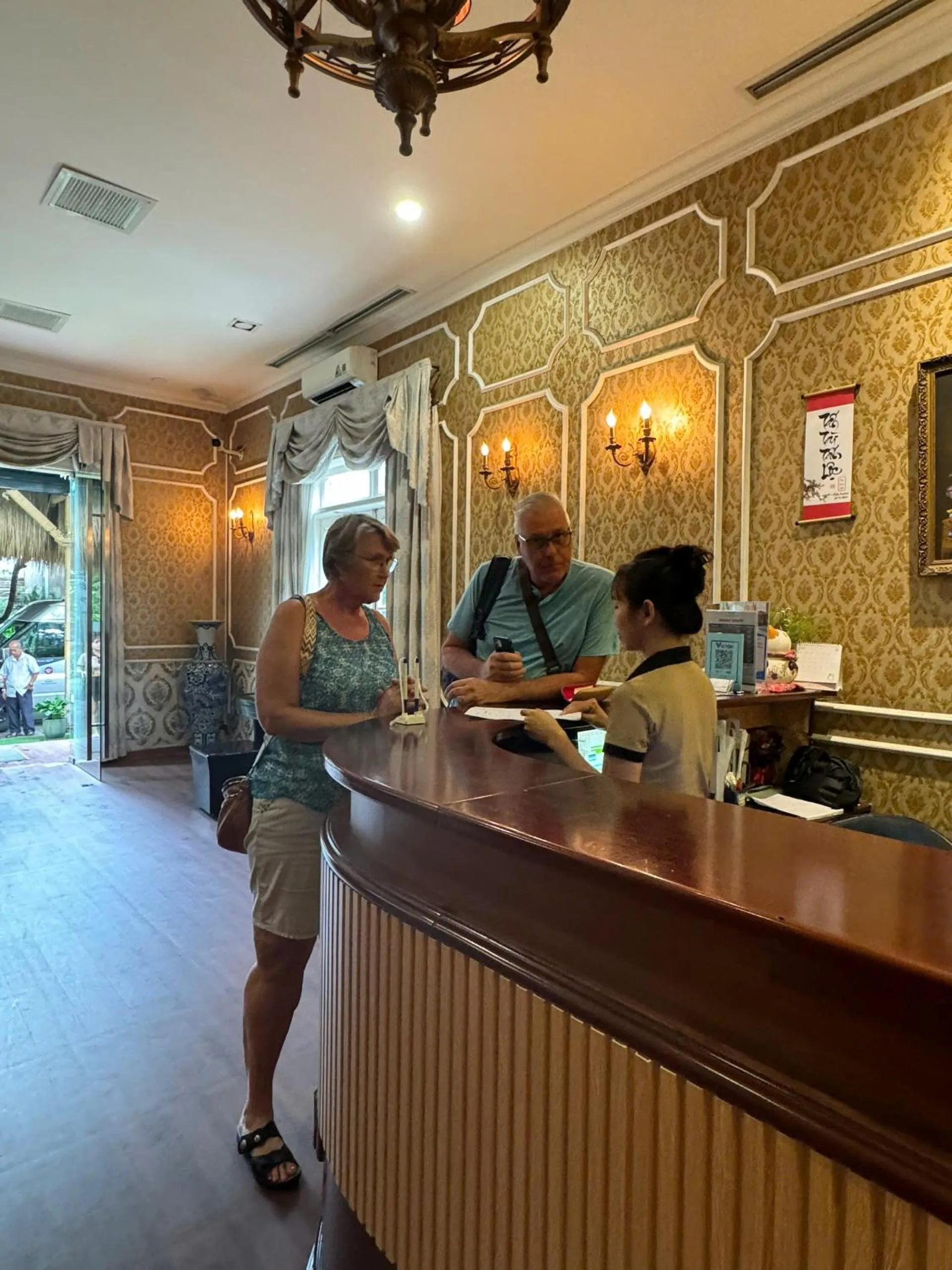 concierge in Hidden Mansions Saigon Resort