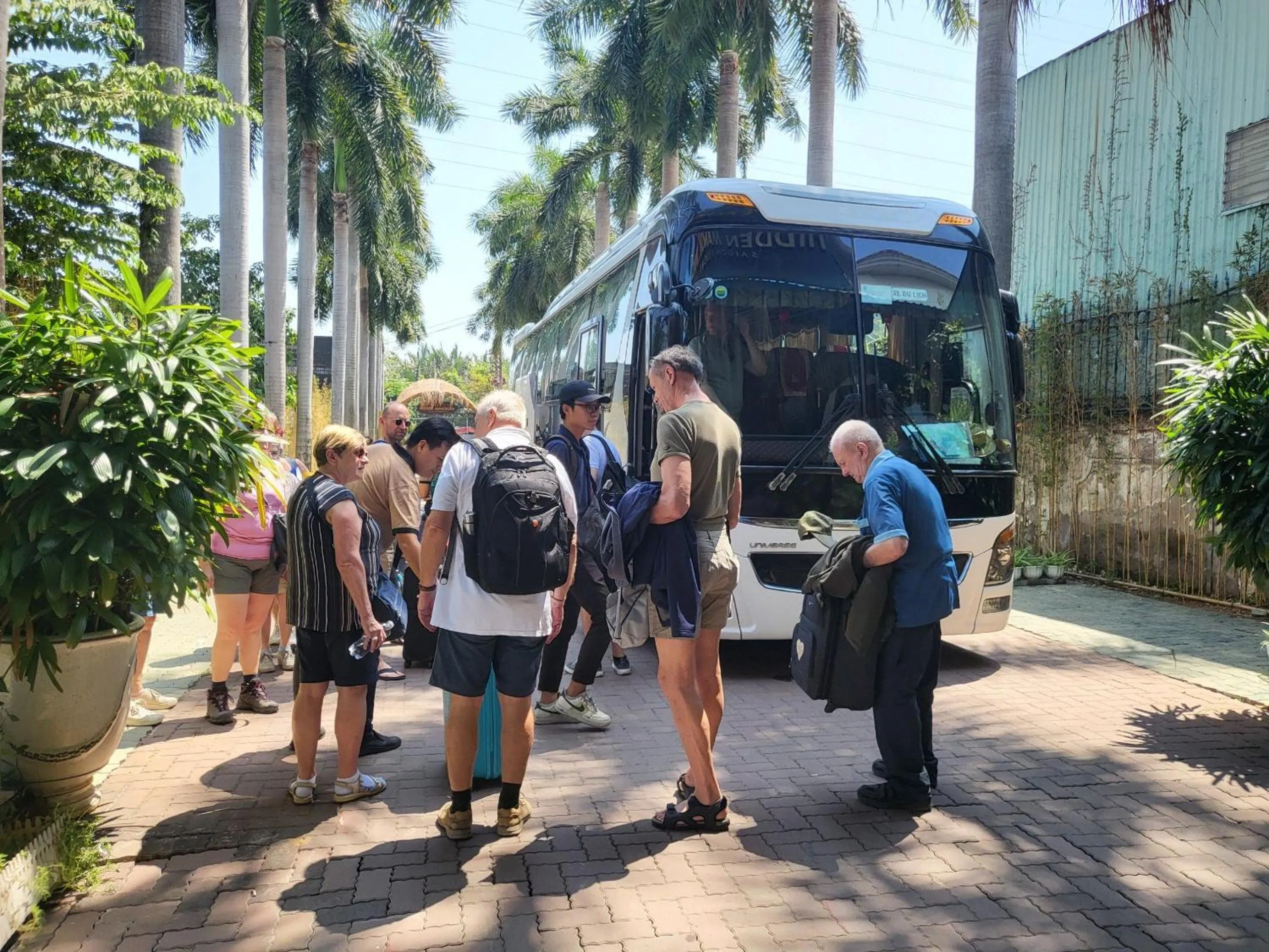 group of guests in Hidden Mansions Saigon Resort