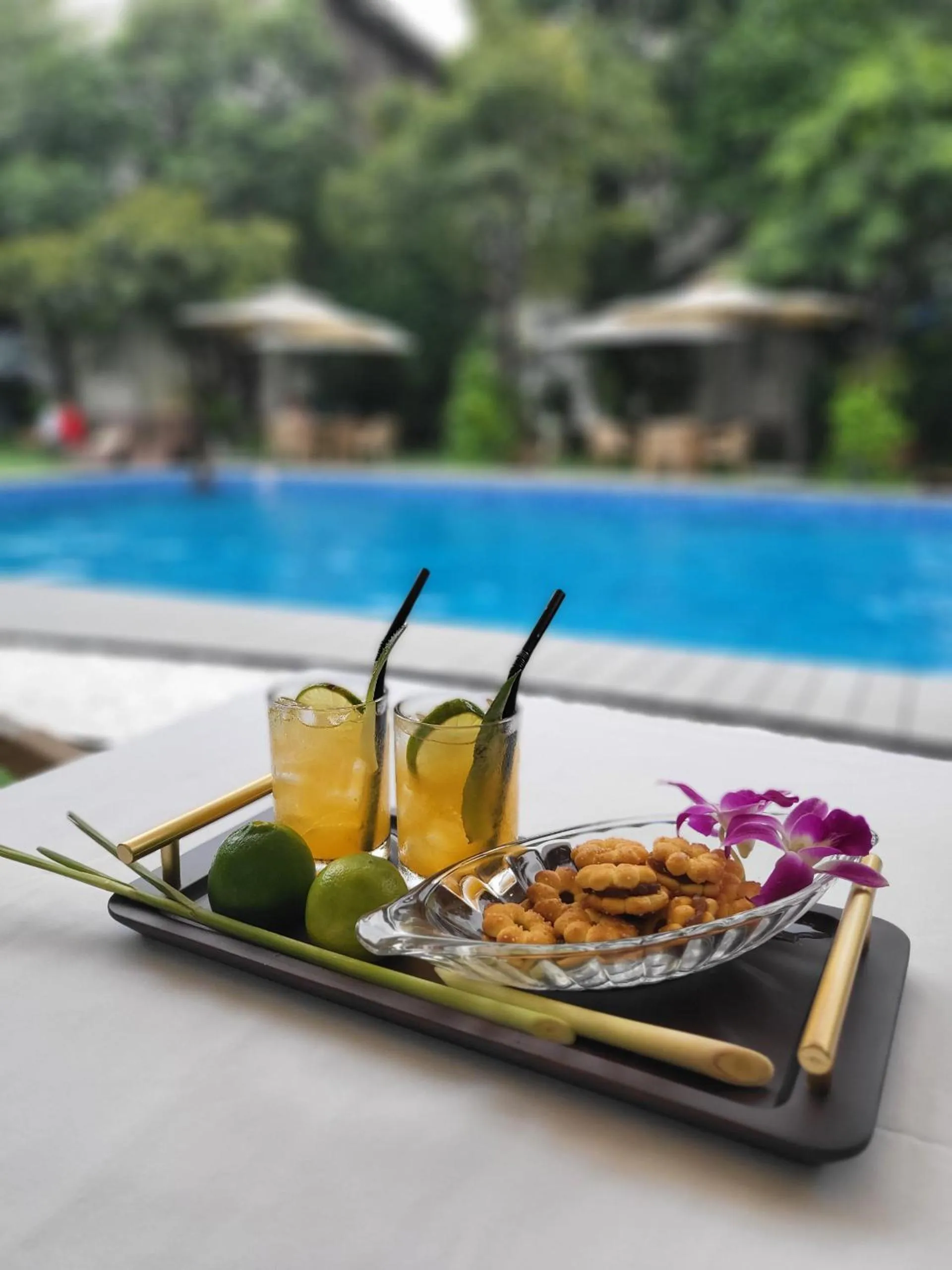 Drinks in Hidden Mansions Saigon Resort