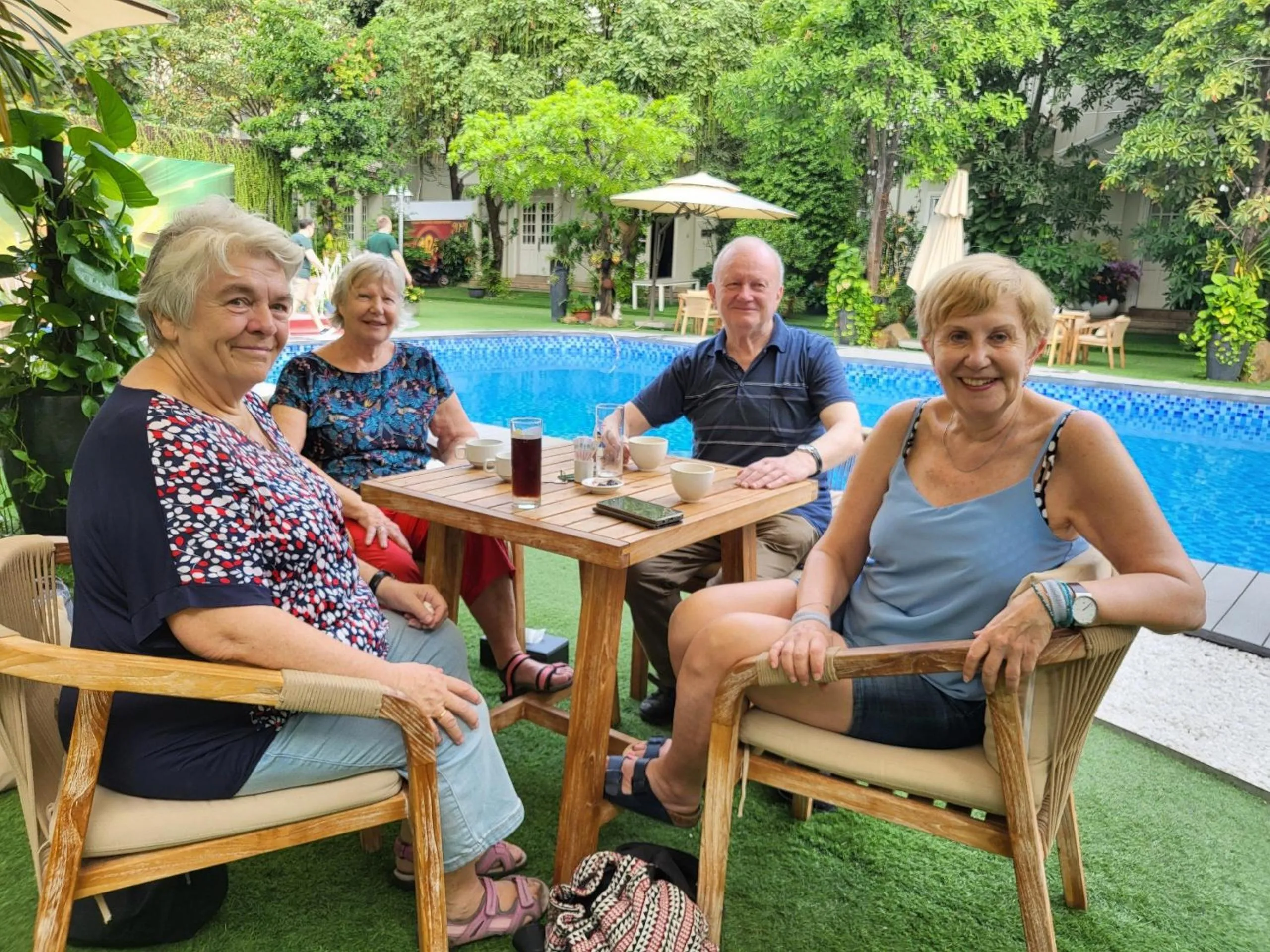 group of guests in Hidden Mansions Saigon Resort