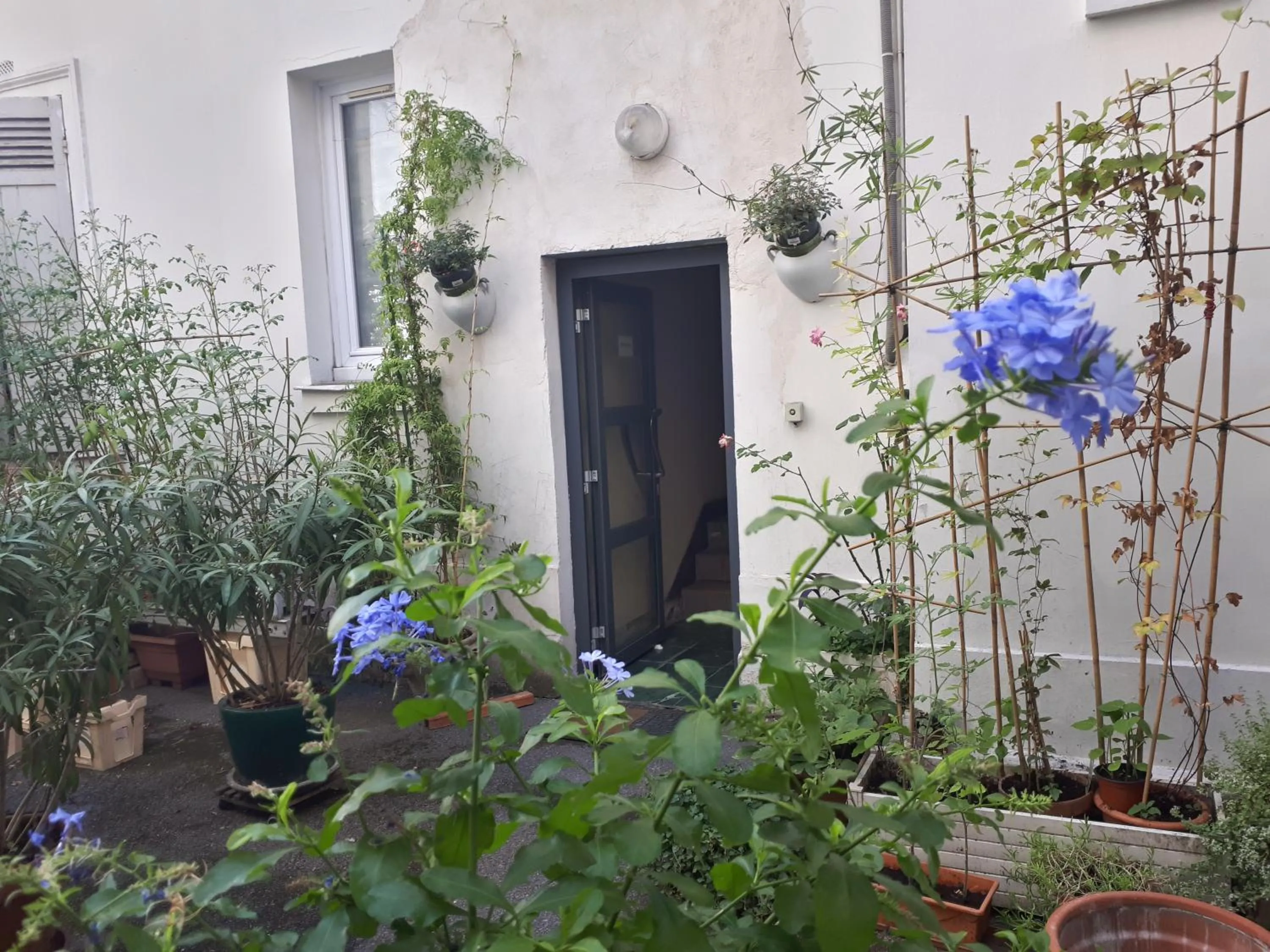 Garden view in Hôtel Résidence Champerret