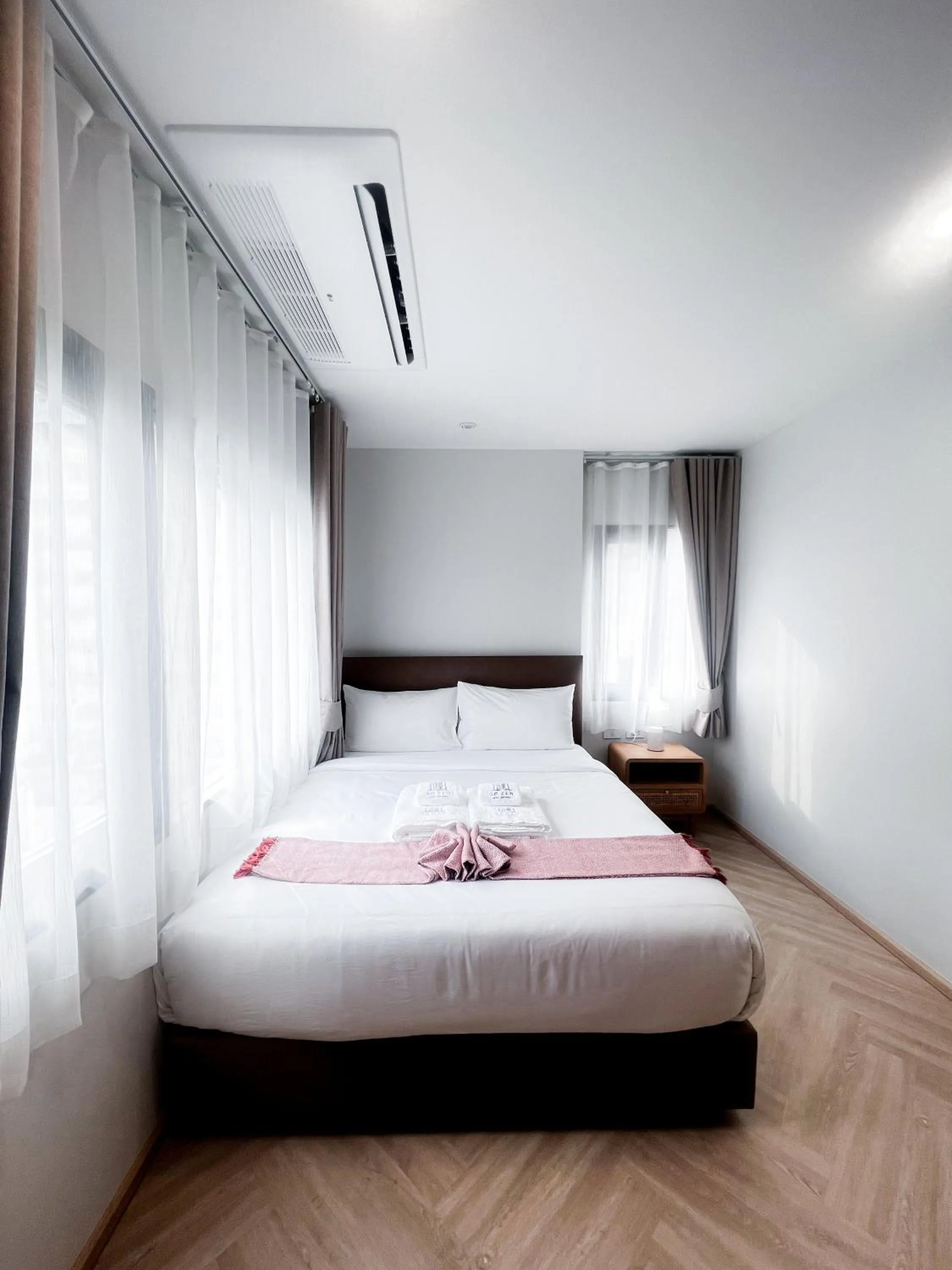 Bed in SO Zen Hotel Silom Bangkok