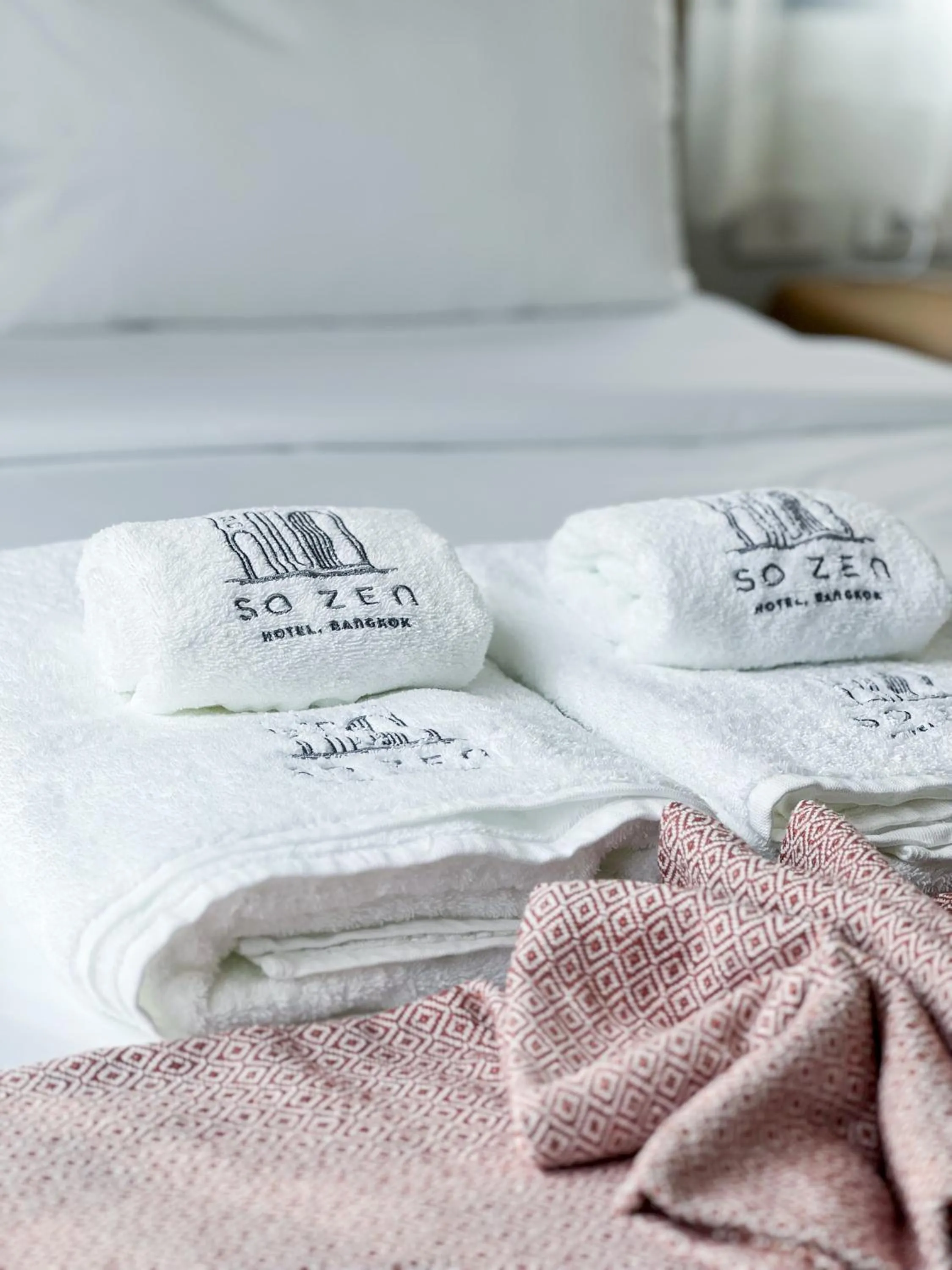 towels, Bed in SO Zen Hotel Silom Bangkok