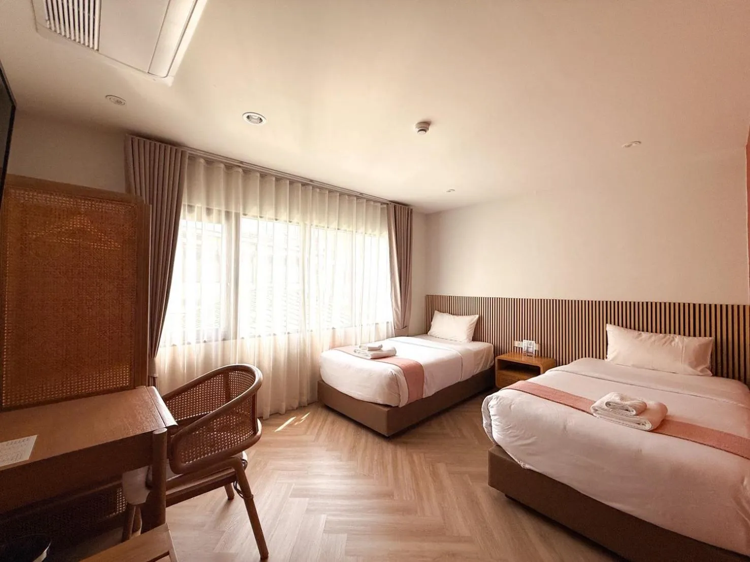 Bed in SO Zen Hotel Silom Bangkok