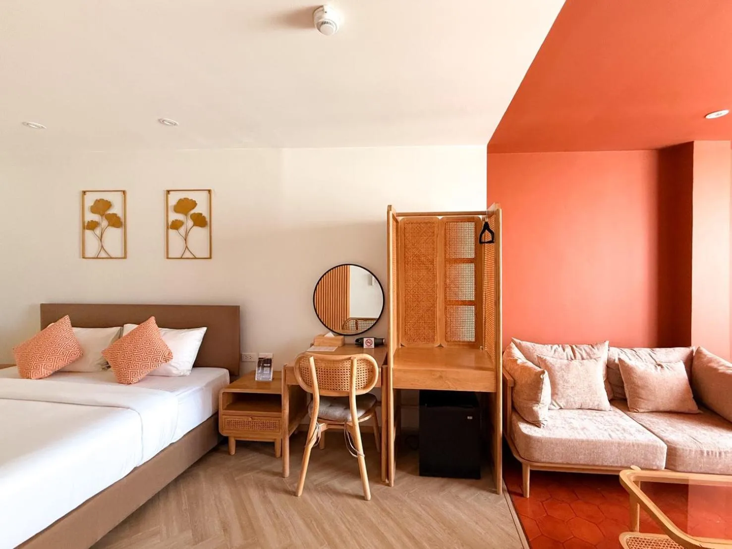 Bed in SO Zen Hotel Silom Bangkok