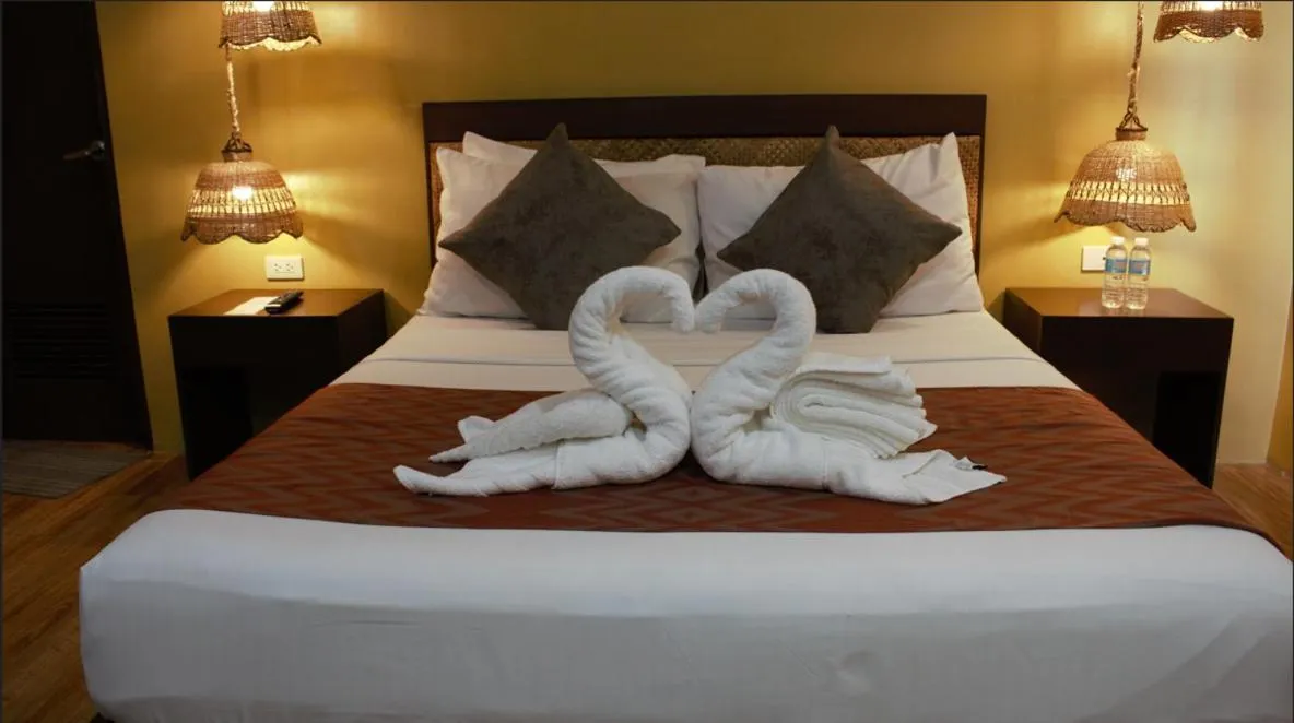 Bed in Alunsina Hotel and Spa