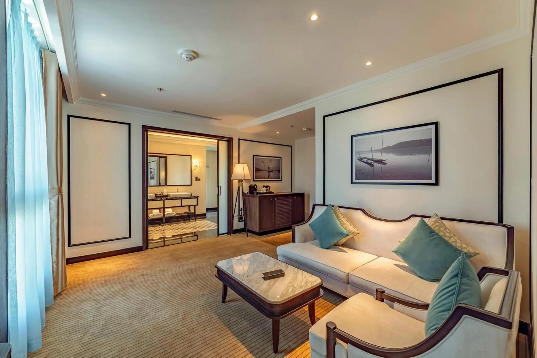 Living room in Charmant Suites a Boutique Hotel Can Tho