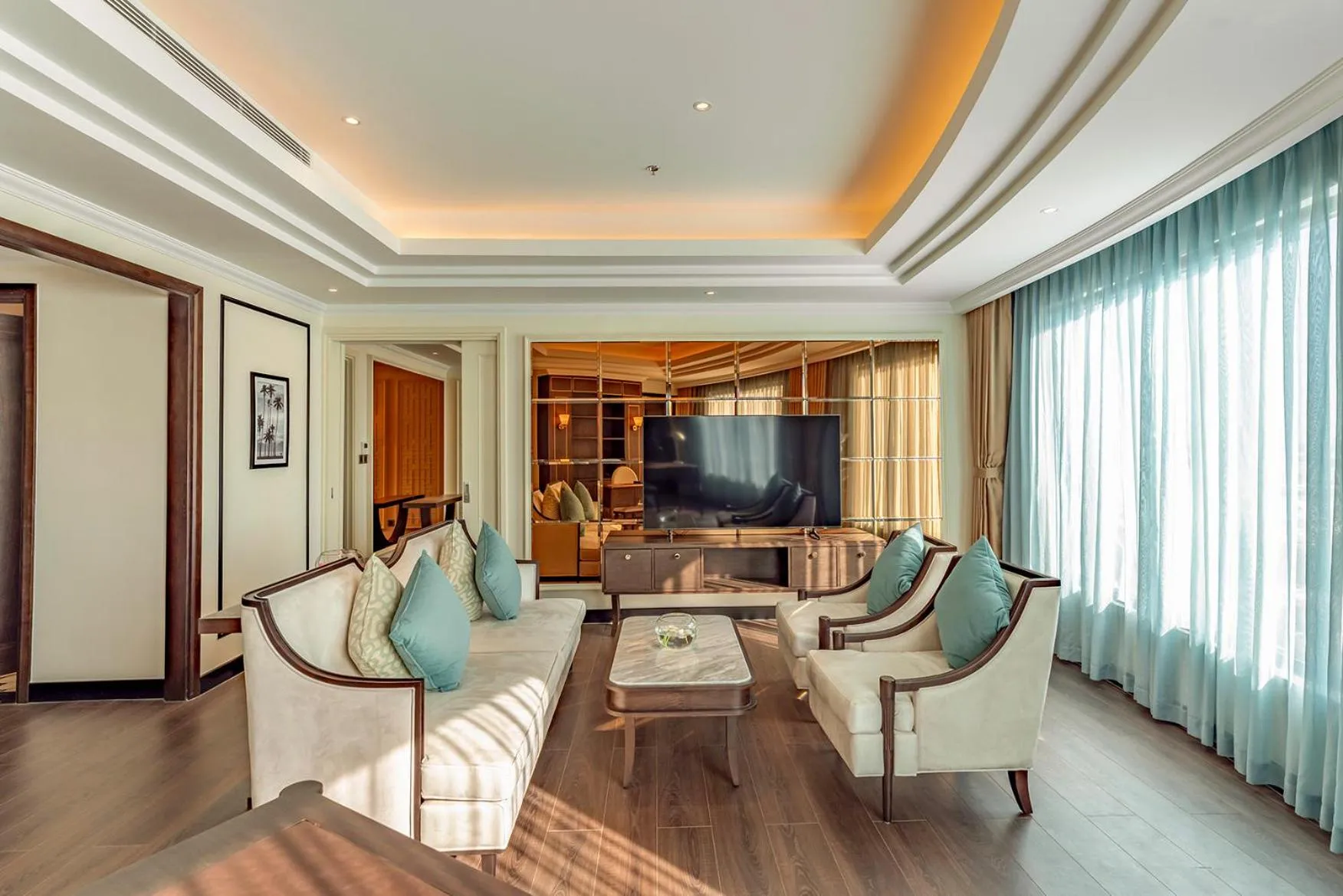 Living room in Charmant Suites a Boutique Hotel Can Tho