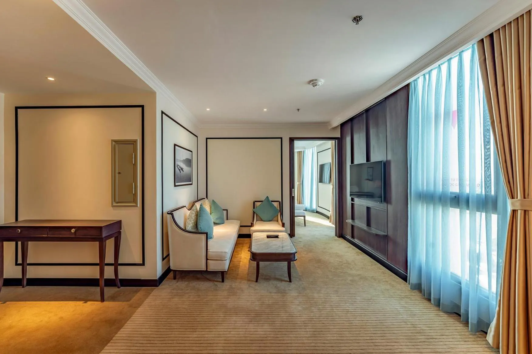 Living room in Charmant Suites a Boutique Hotel Can Tho