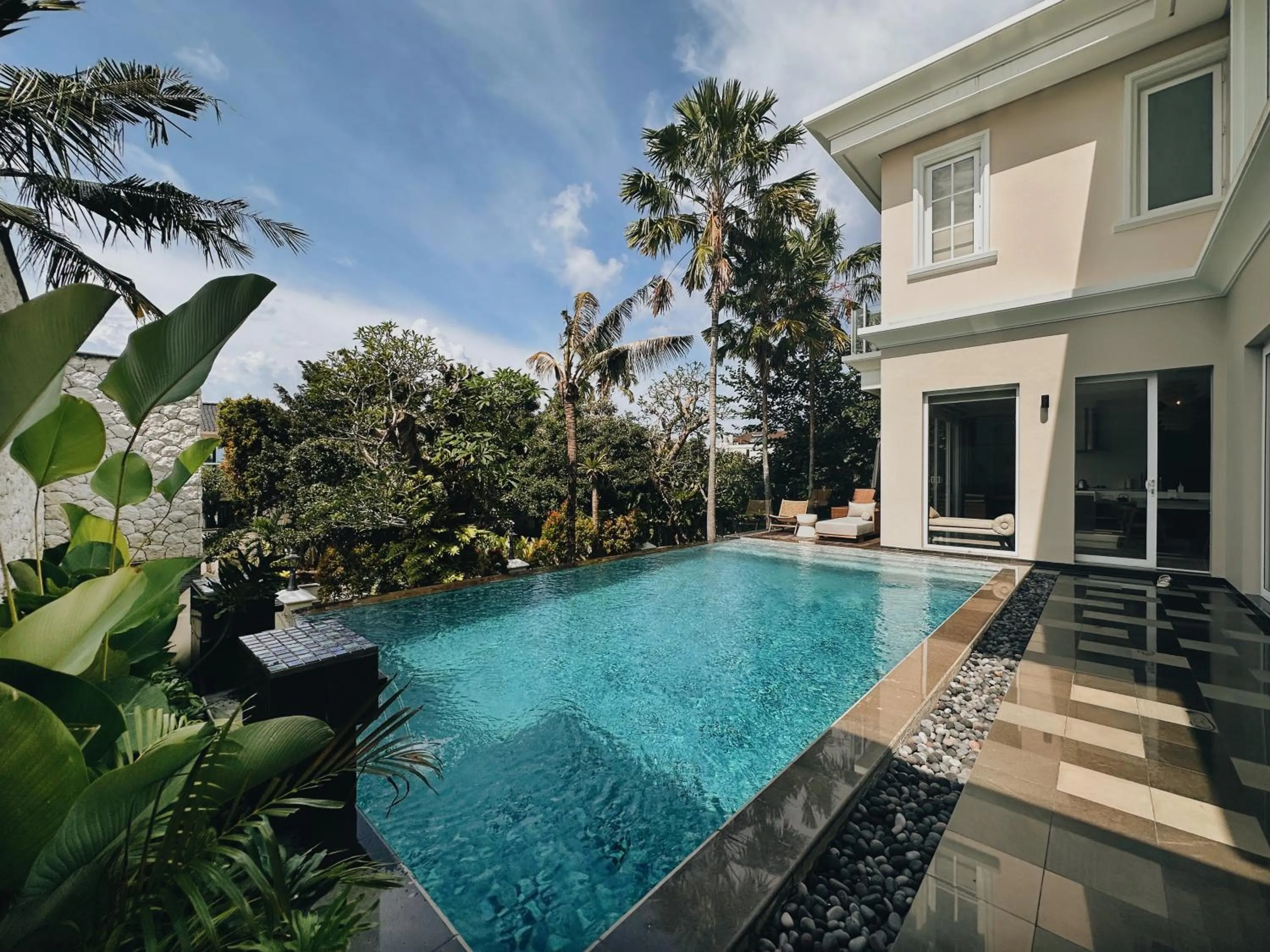 Pool view in Kula Kara Villas Bingin, Uluwatu