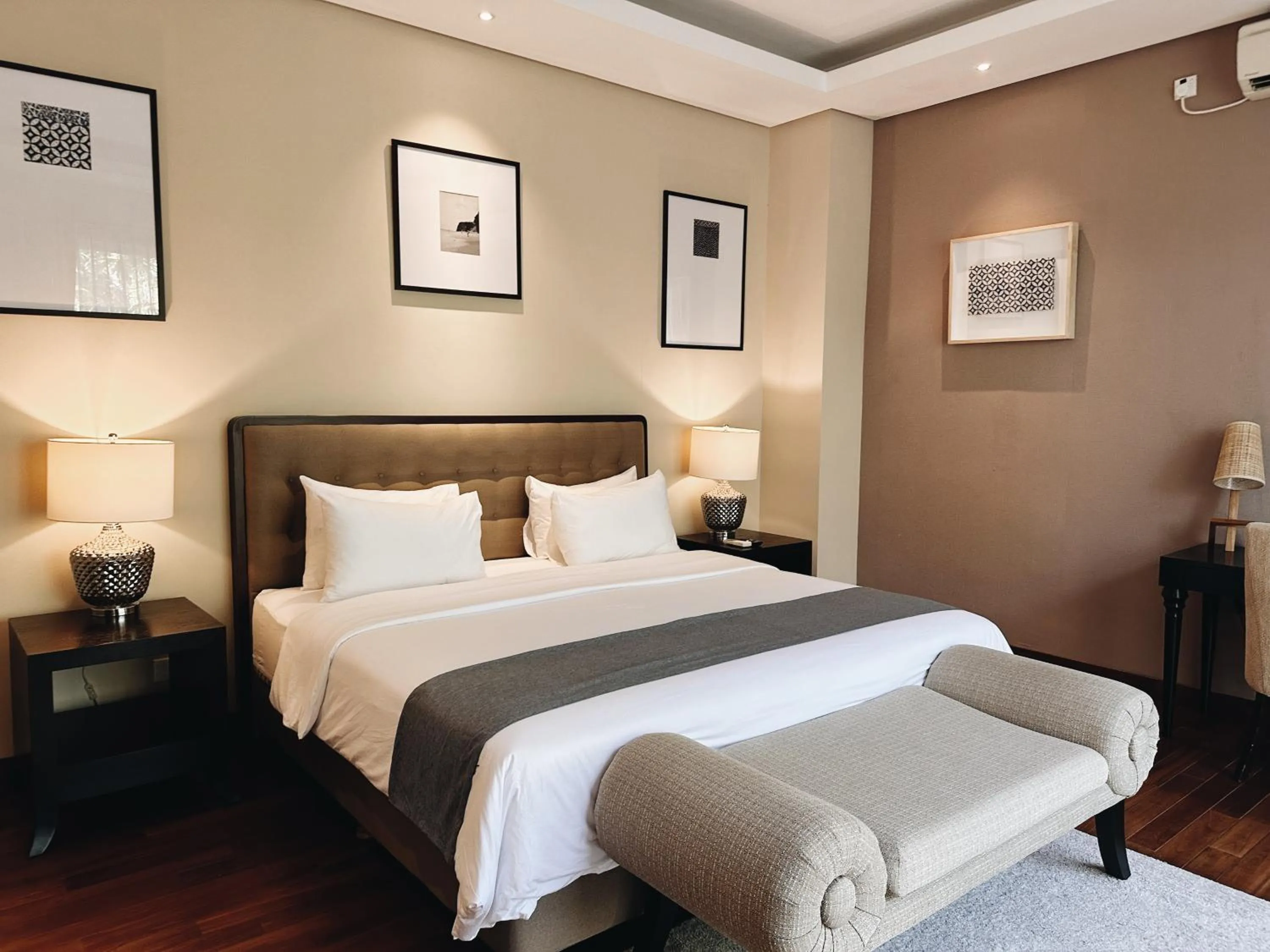 Bed in Kula Kara Villas Bingin, Uluwatu