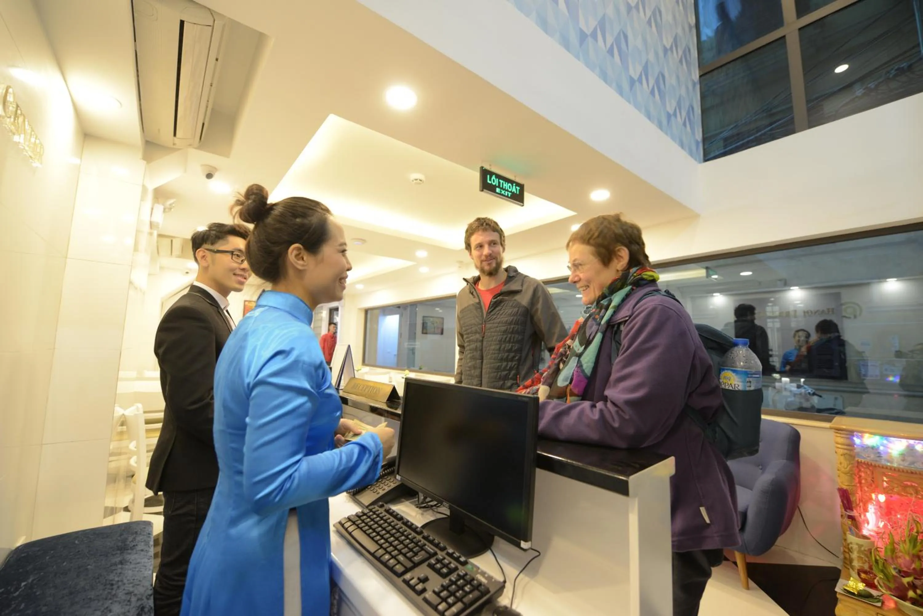 Lobby or reception in Hanoi Prime Garden Hotel & Spa