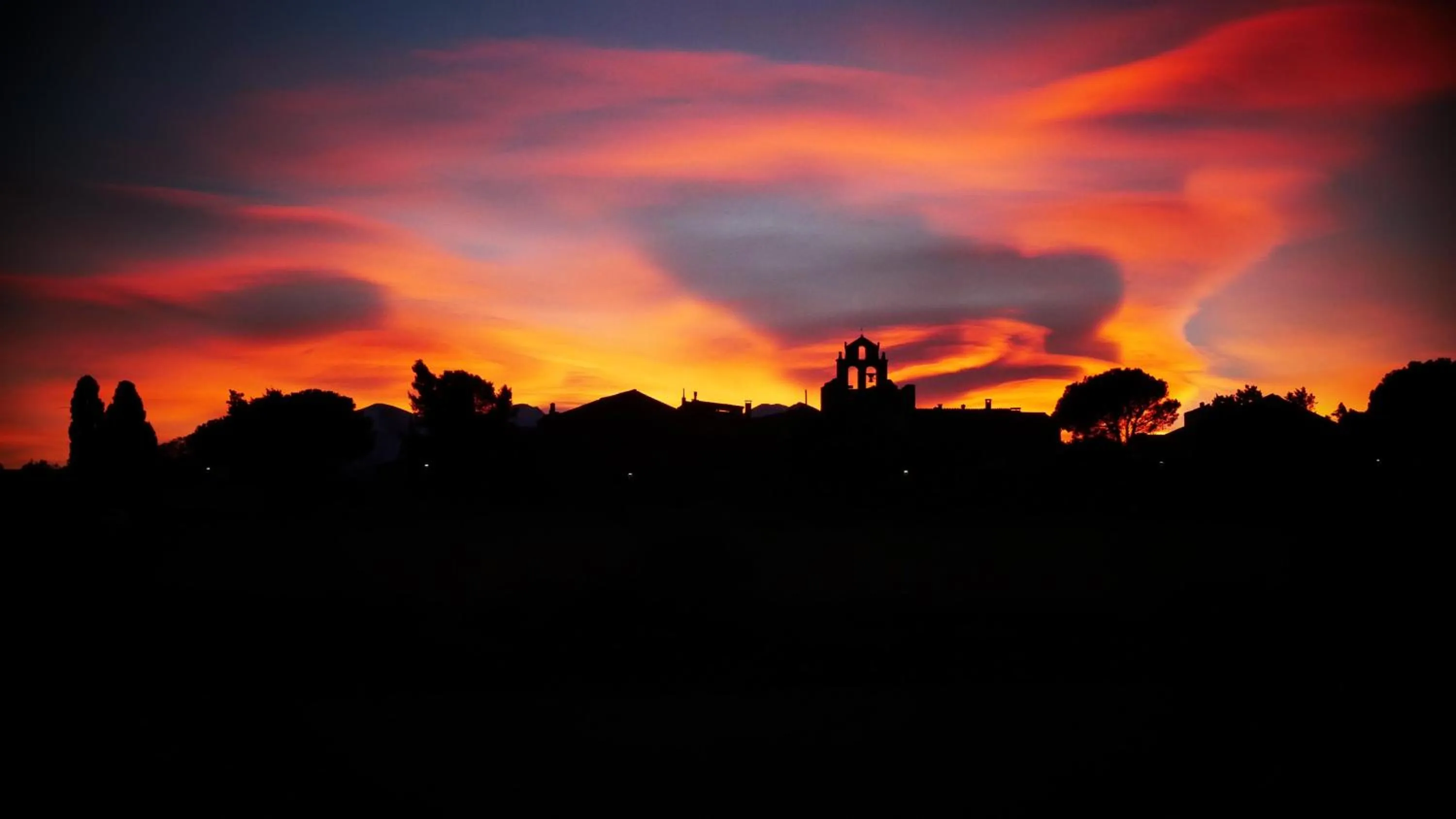 Natural landscape in Mas Peu Del Causse