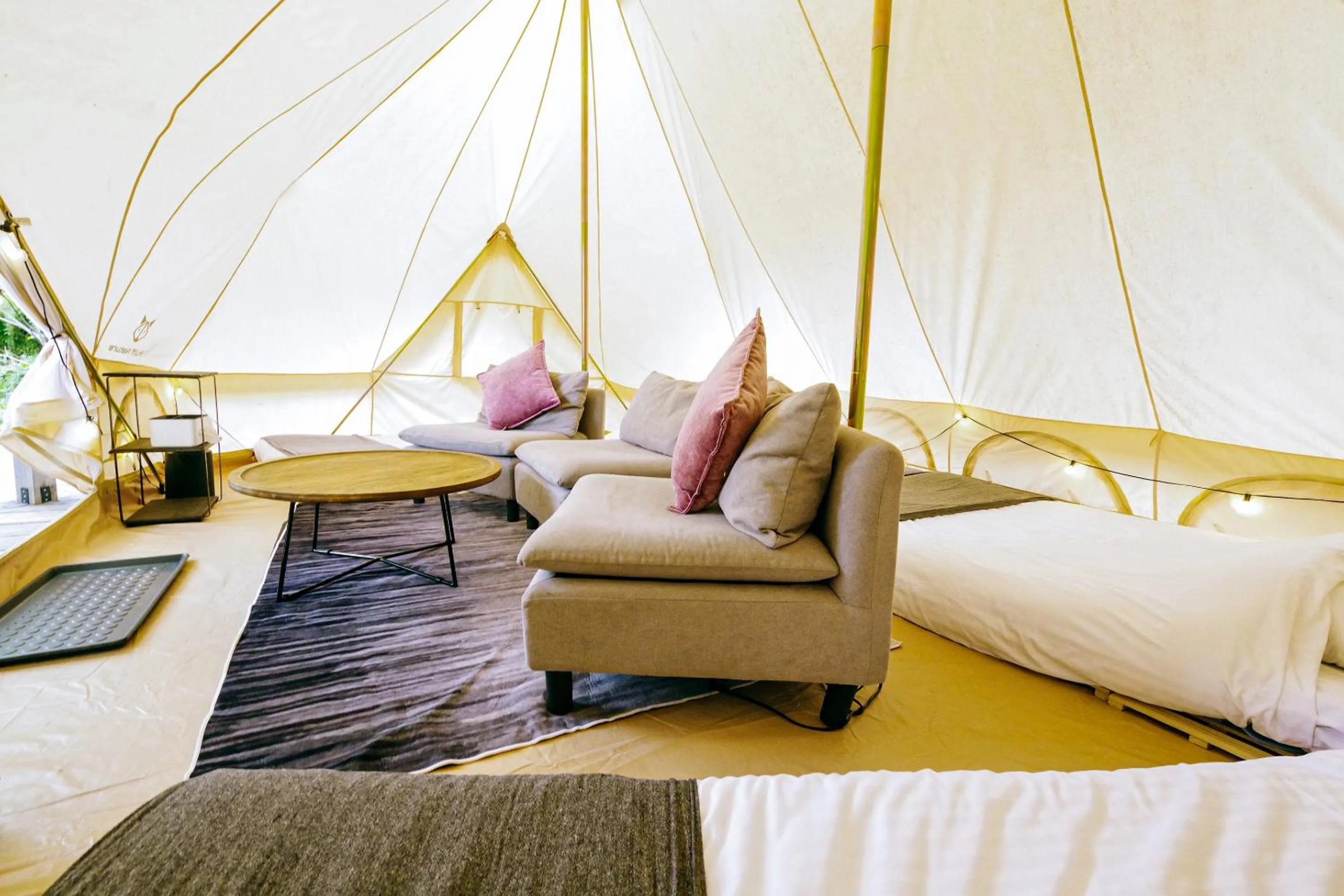 Bed in COUSCOUS Glamping Manazuru