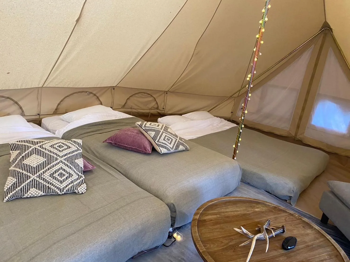 Bed in COUSCOUS Glamping Manazuru
