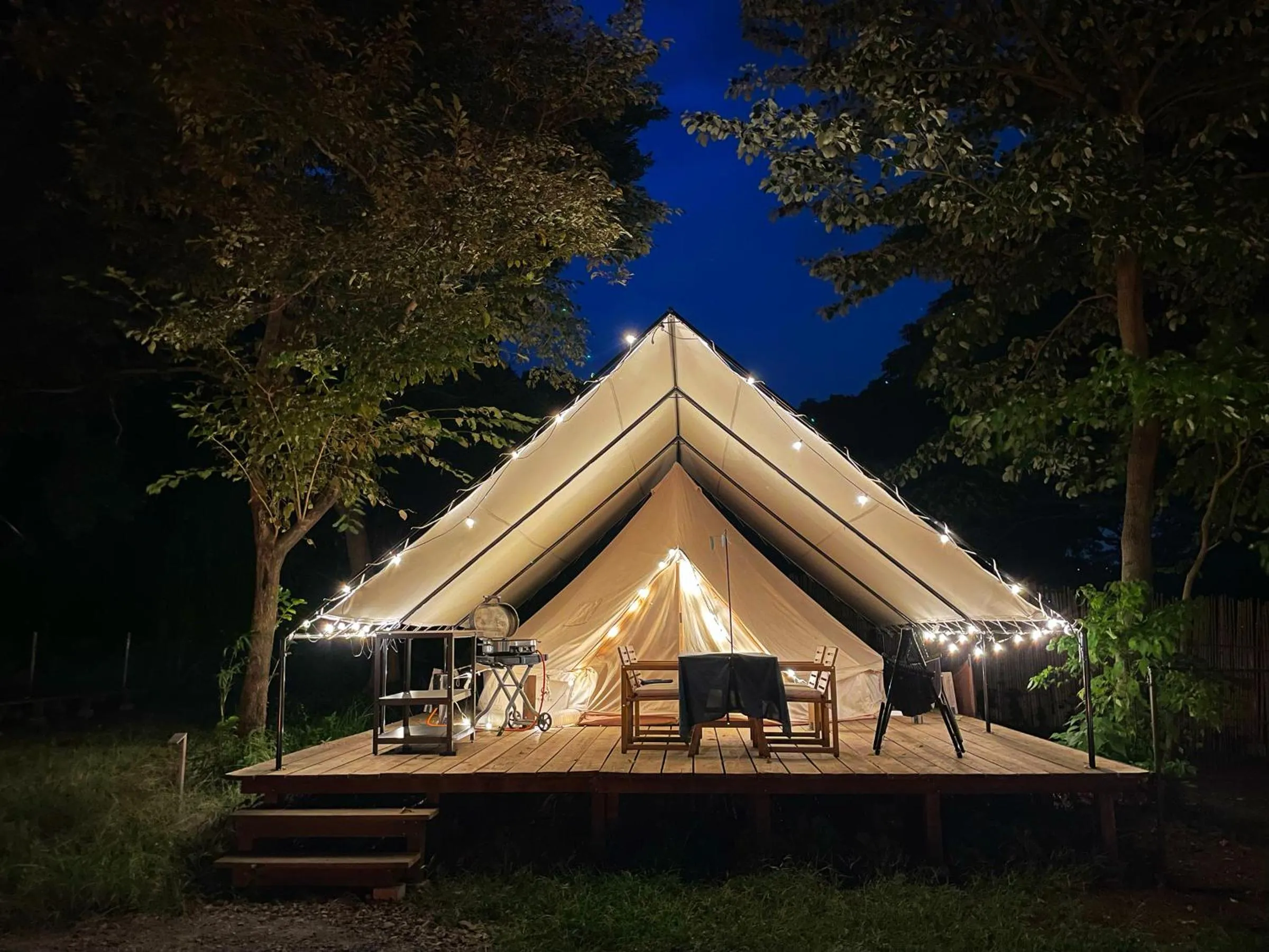 Night in COUSCOUS Glamping Manazuru
