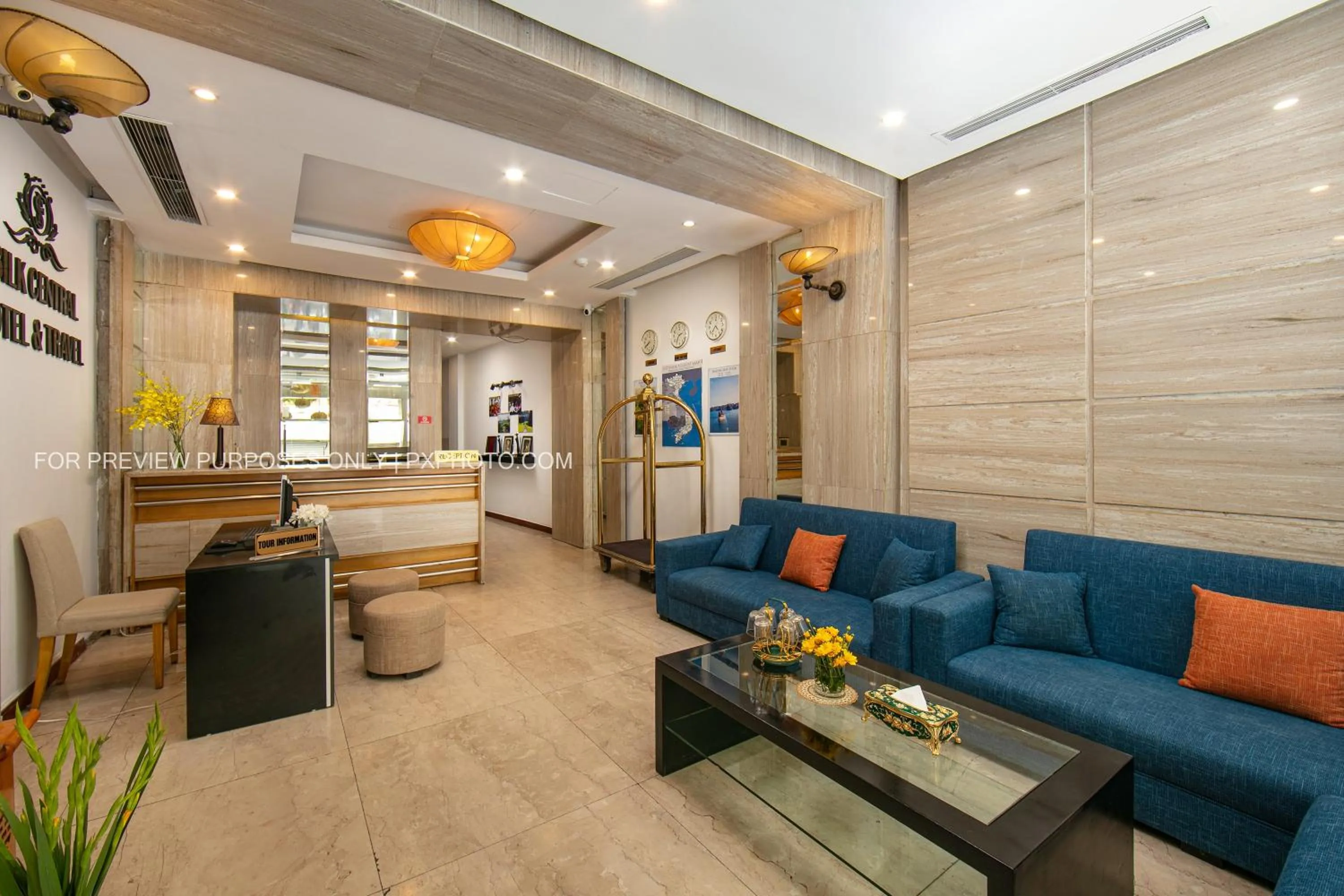 Lobby or reception in The Silk Boutique Hotel & Spa - Old Quarter City Center