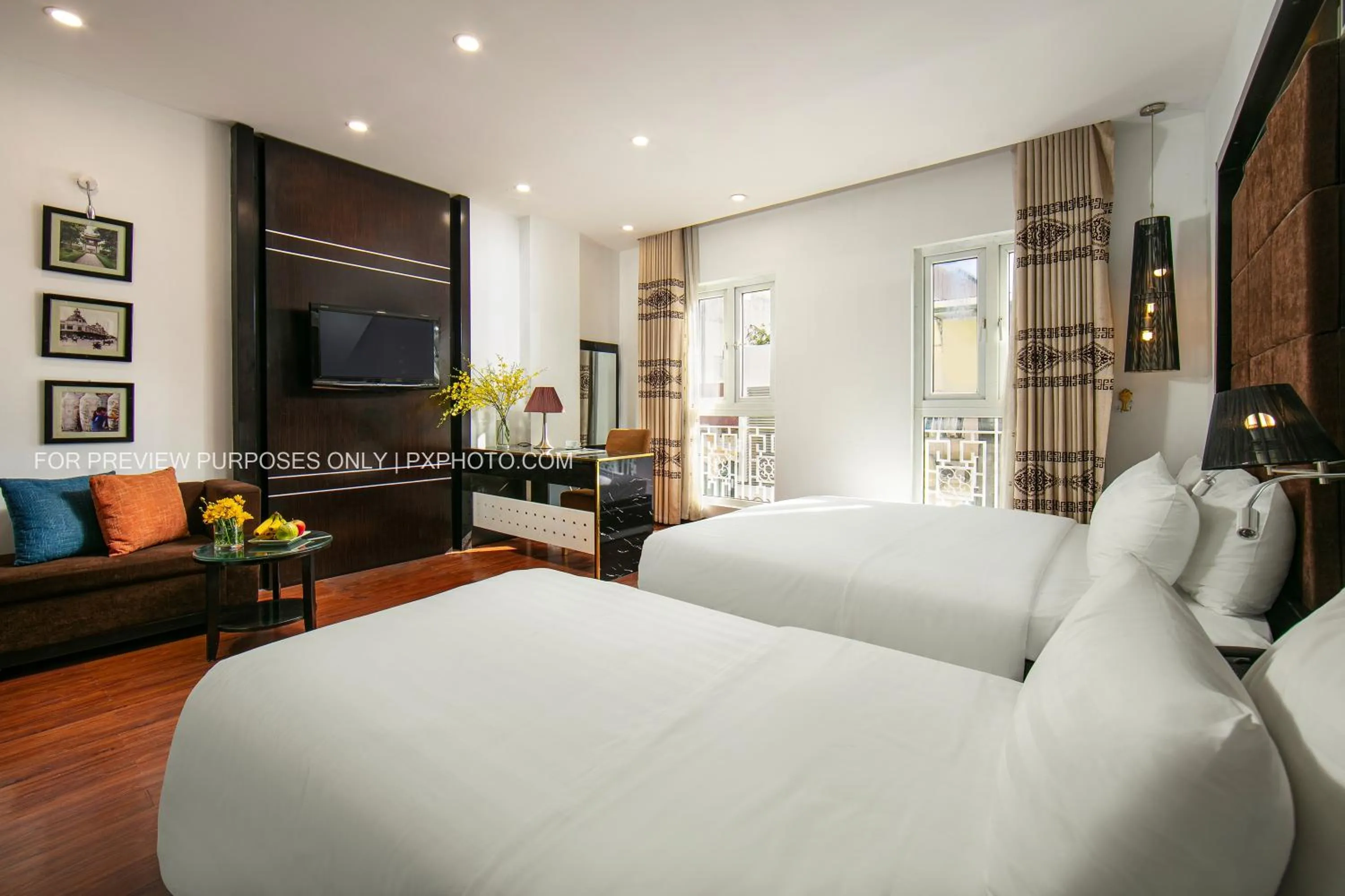 Living room, Bed in The Silk Boutique Hotel & Spa - Old Quarter City Center