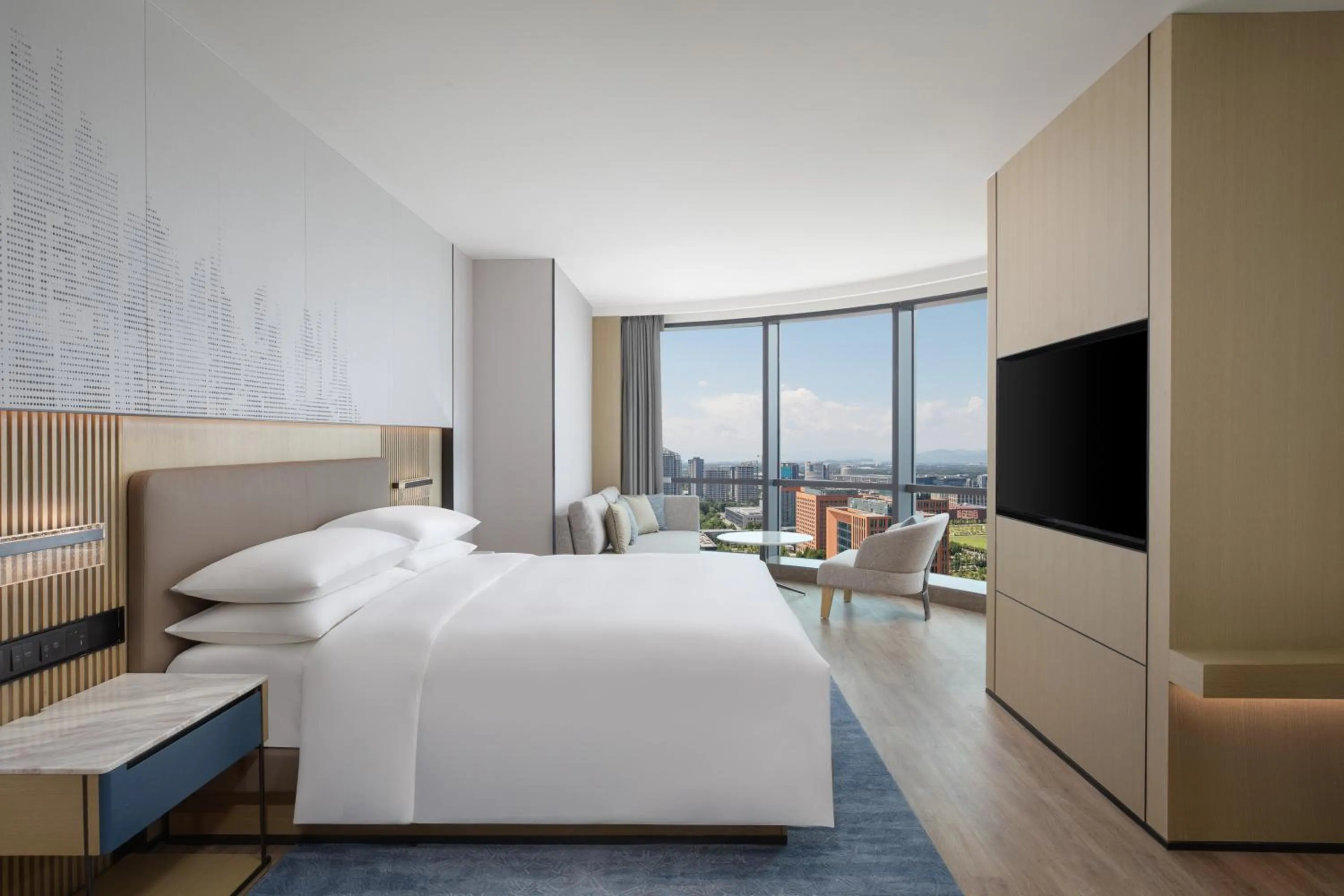TV and multimedia, Bed in Courtyard by Marriott Beijing Changping