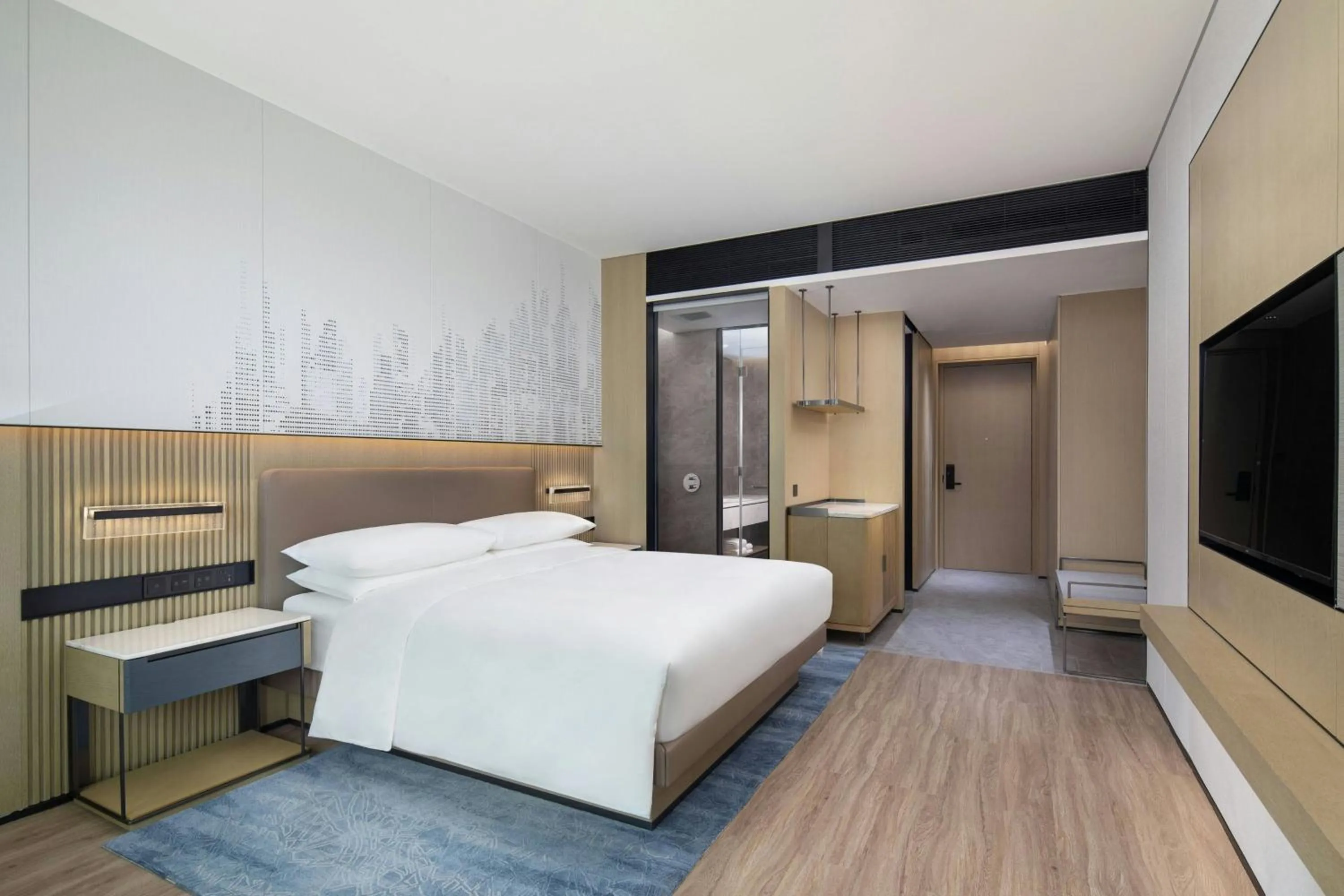 Photo of the whole room, Bed in Courtyard by Marriott Beijing Changping