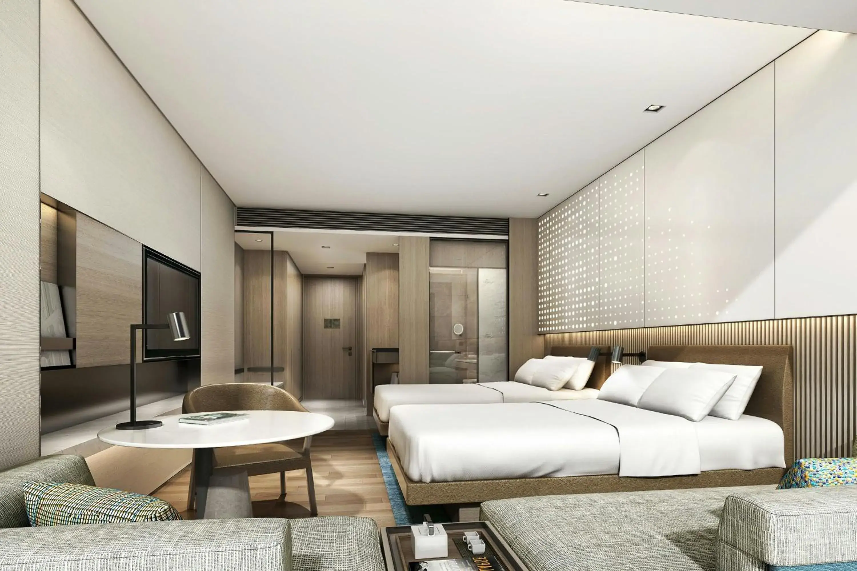 Executive Double Bed Room in Courtyard by Marriott Beijing Changping Executive Double Bed Room in Courtyard by Marriott Beijing Changping