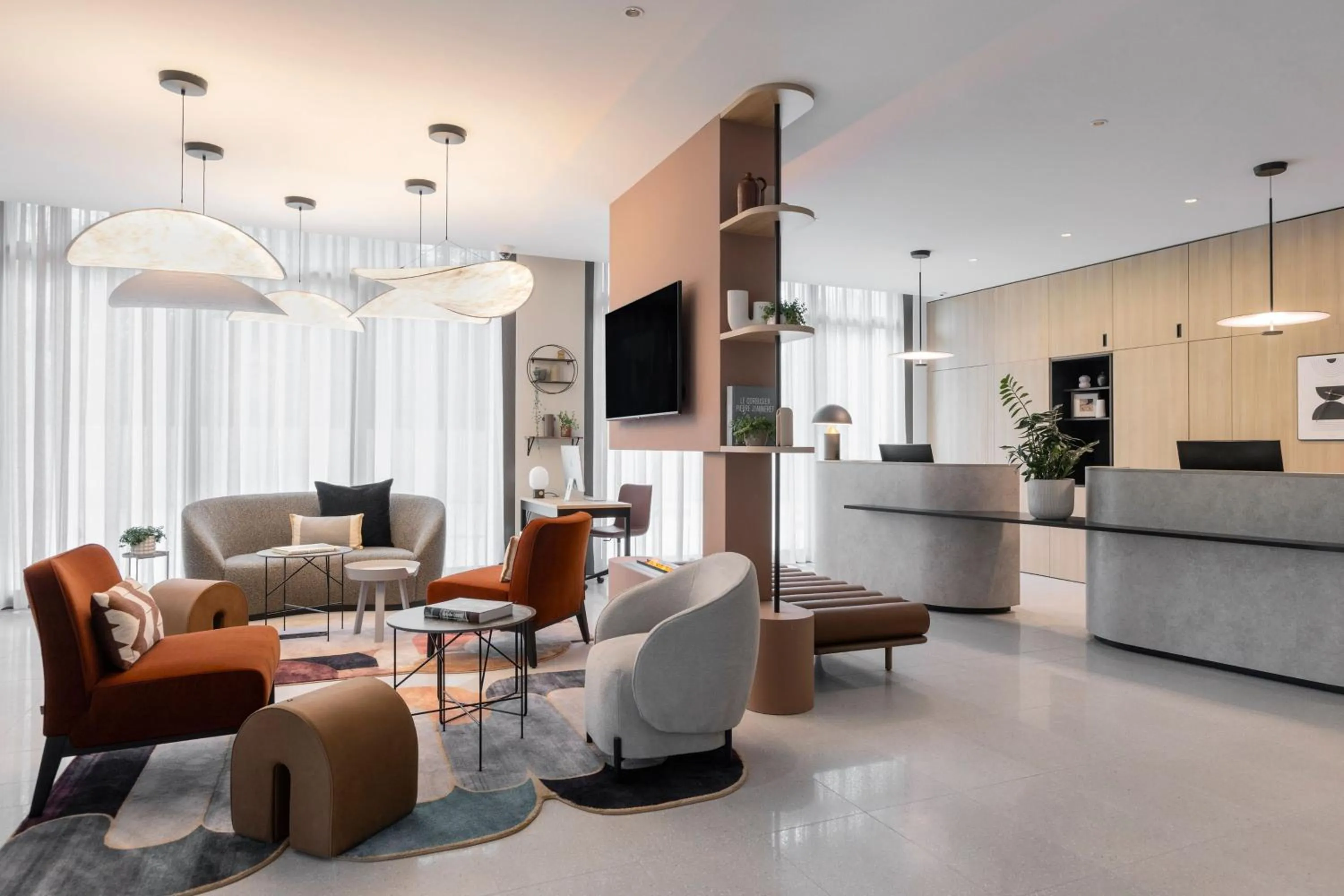 Lobby or reception in Residence Inn by Marriott Geneva City Nations