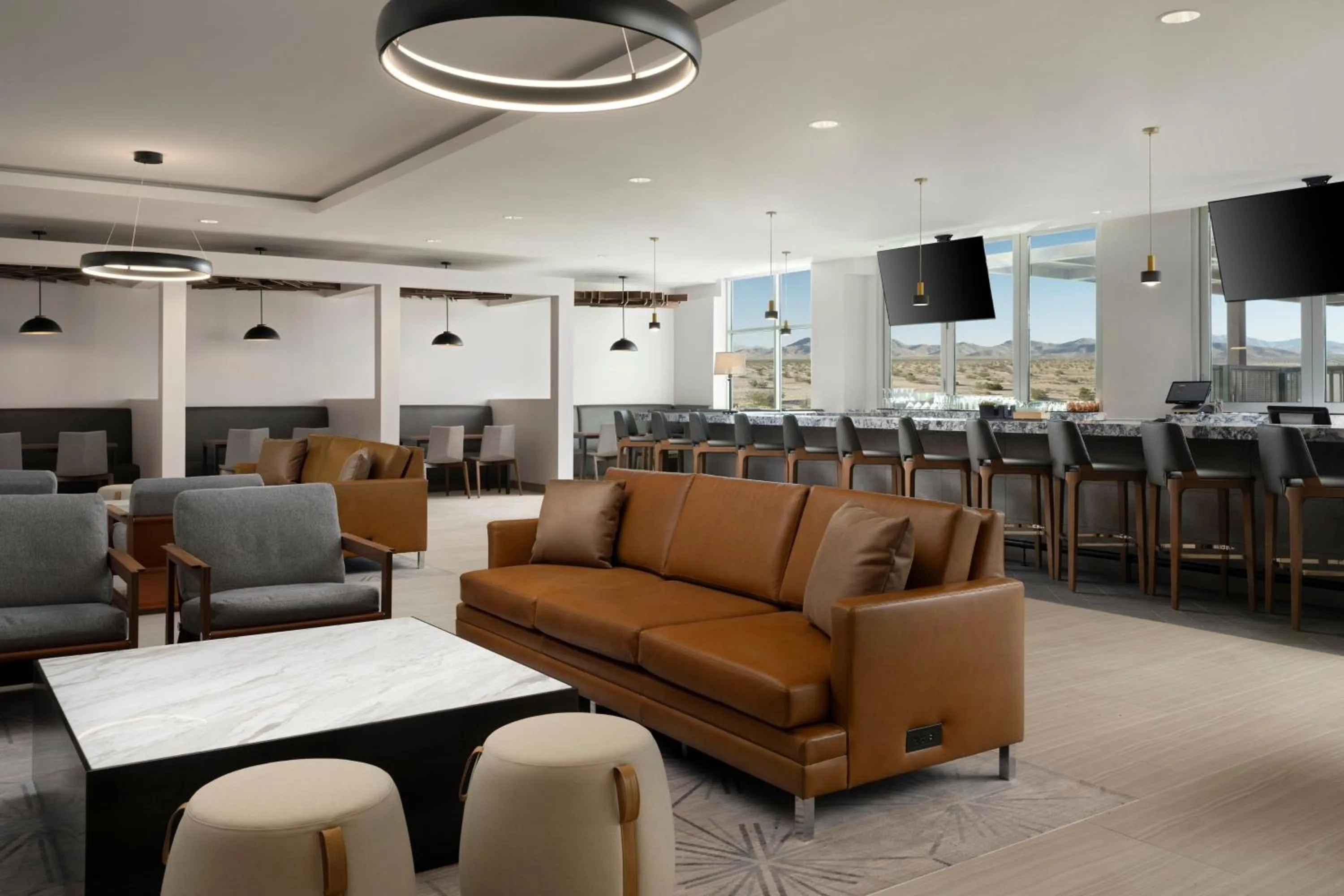 Lounge or bar in TownePlace Suites by Marriott Marriott Barstow
