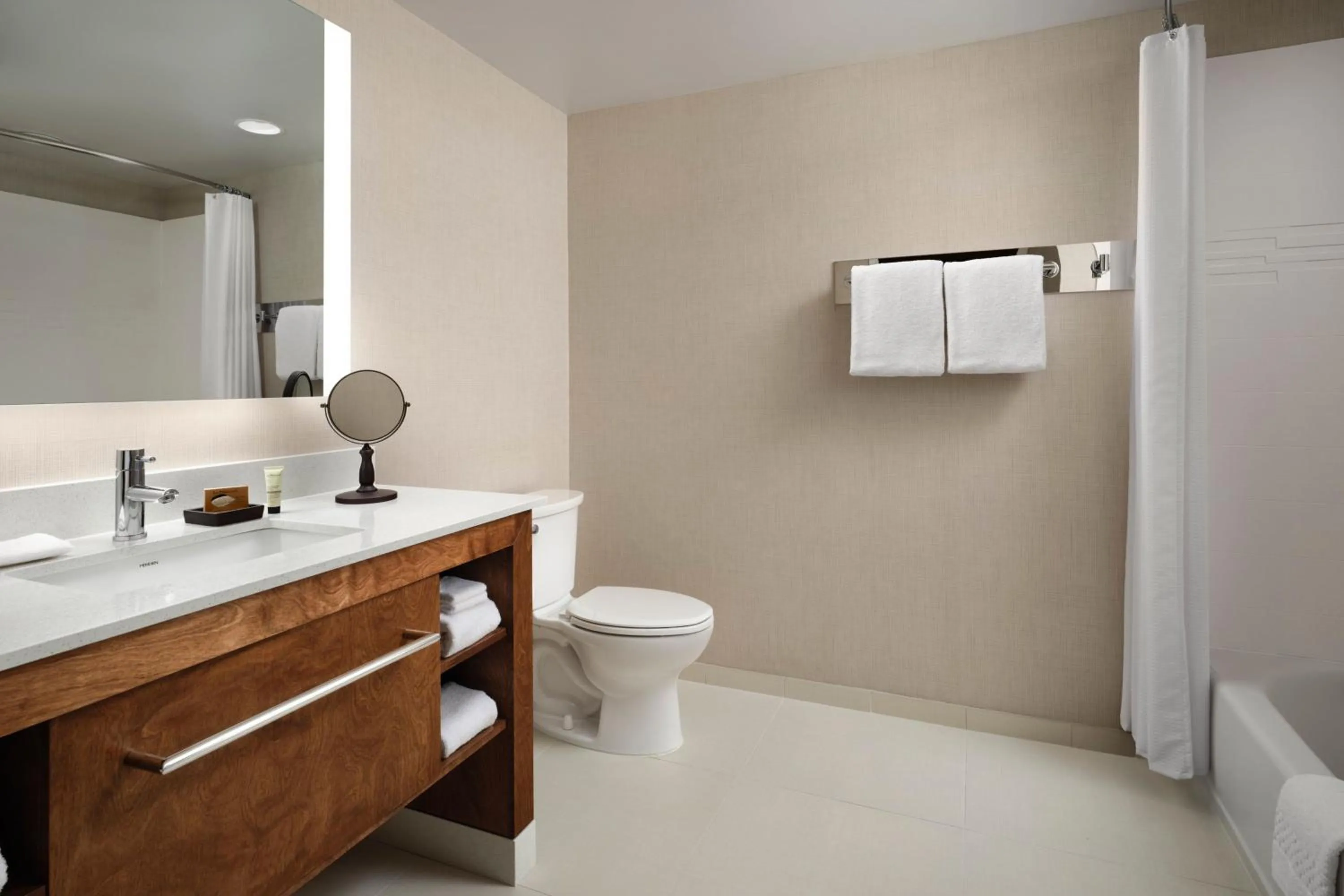 Bathroom in Inn at Bellefield Residence Inn by Marriott