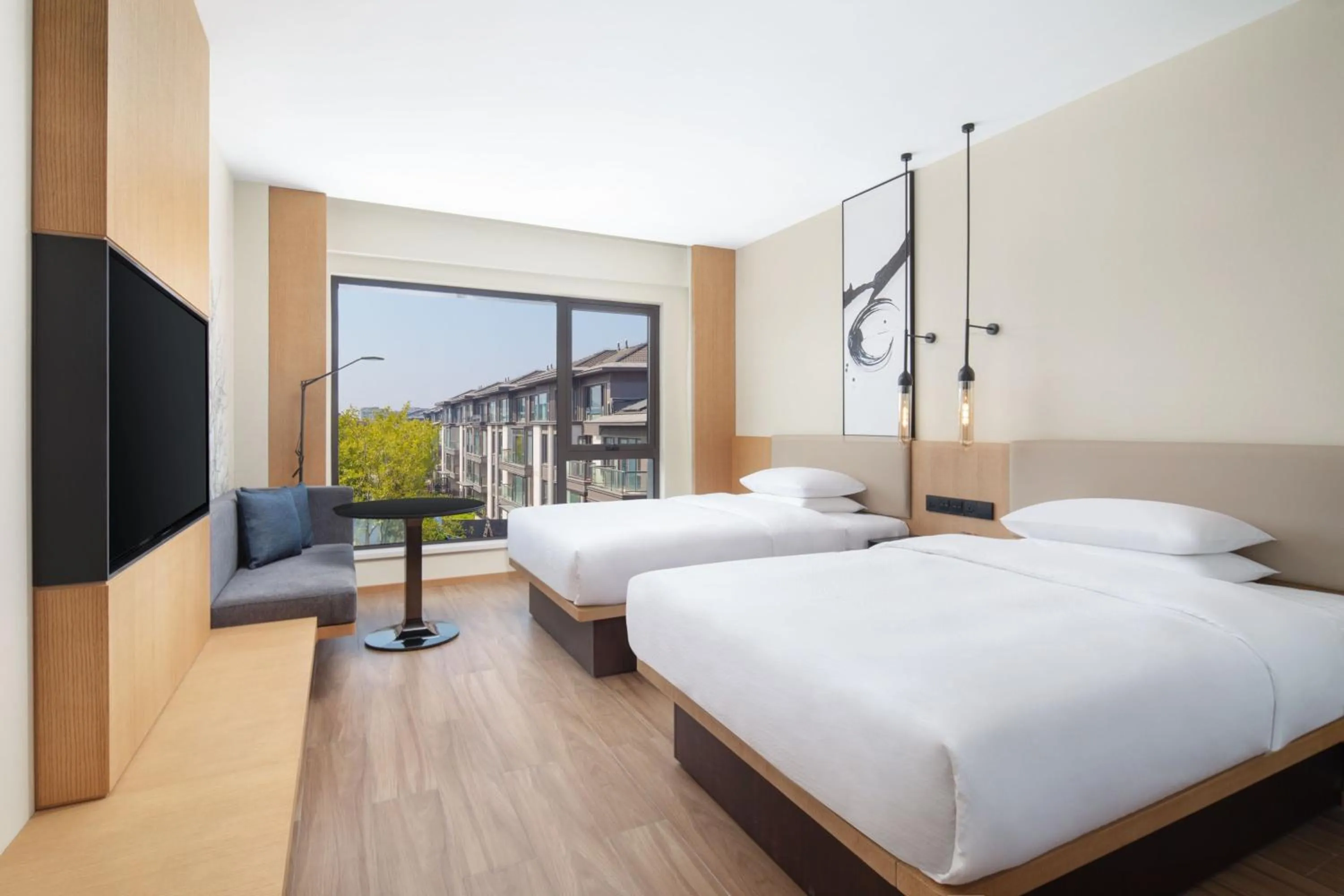 Photo of the whole room, Bed in Fairfield by Marriott Yangzhou Slender West Lake