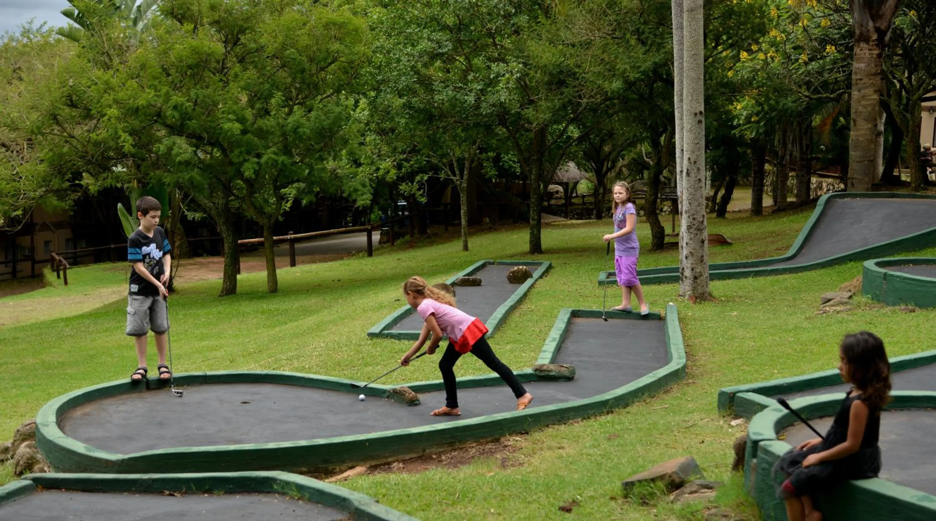Minigolf in eBundu Lodge