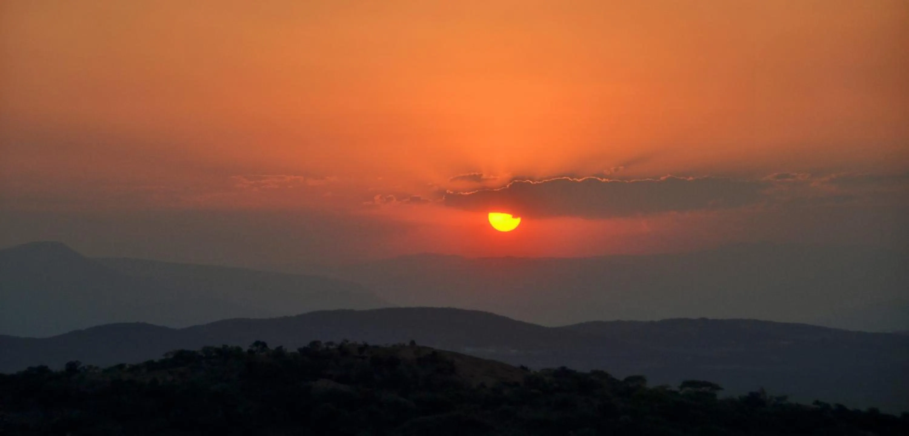 Mountain view in eBundu Lodge