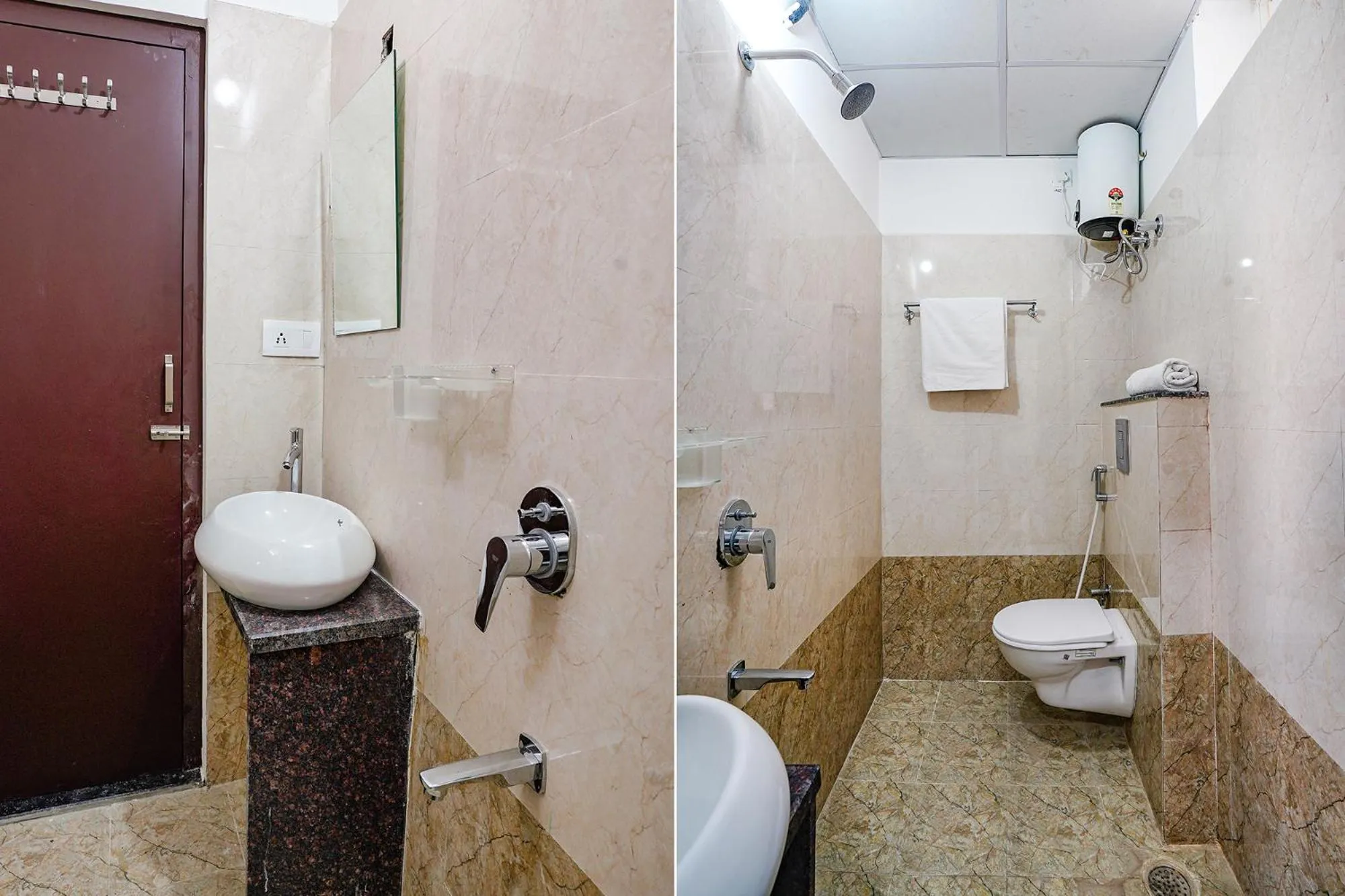 Bathroom in FabHotel Rooms 27 - Nr Hitech City