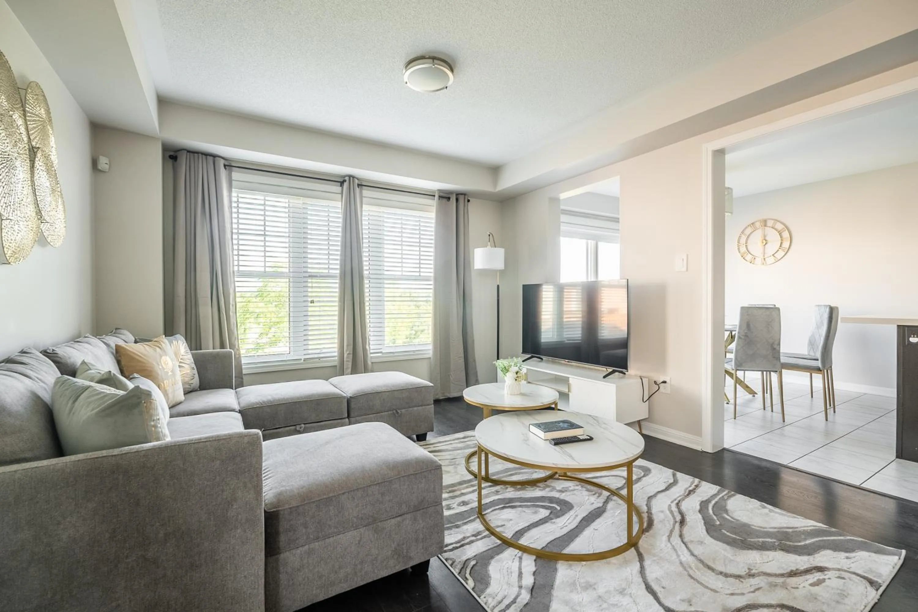 TV and multimedia in GlobalStay 3 Bedroom House with Parking Brampton