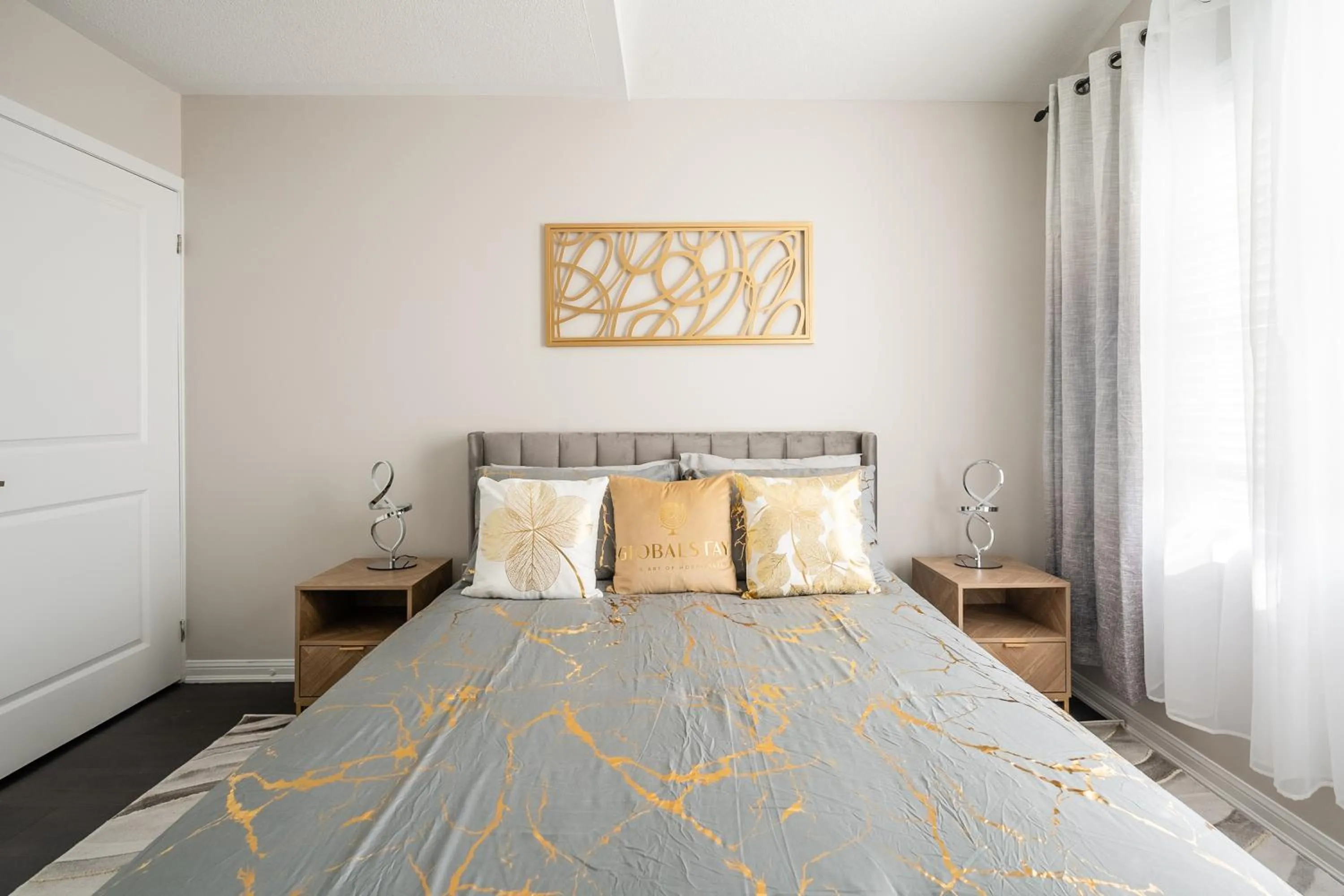 Bed in GlobalStay 3 Bedroom House with Parking Brampton