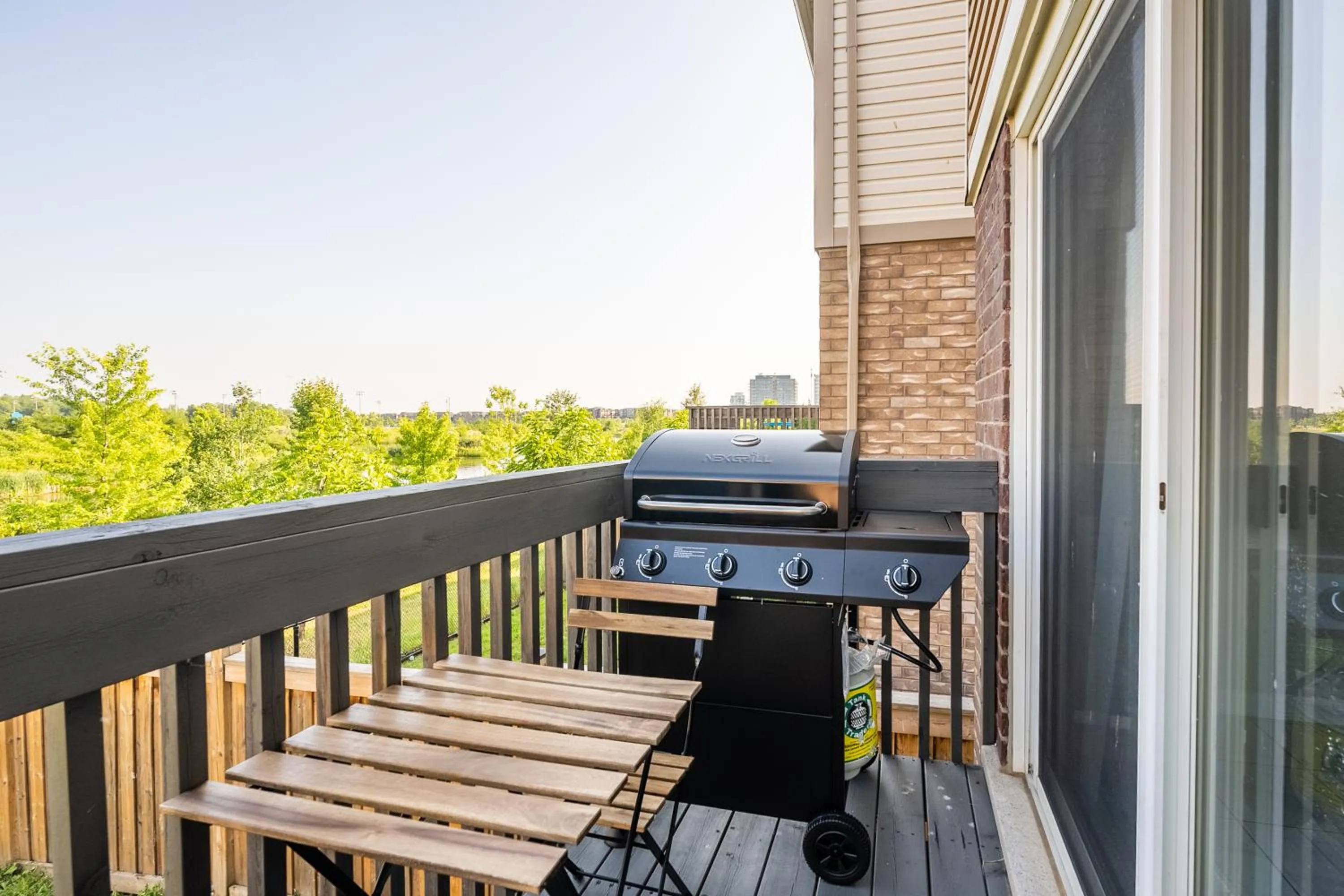 Patio in GlobalStay 3 Bedroom House with Parking Brampton