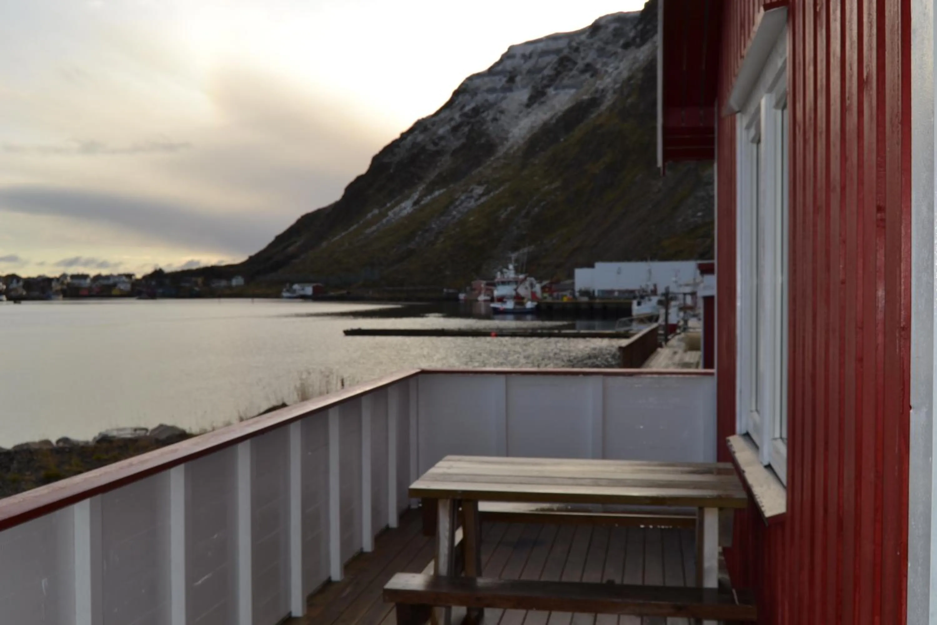 Patio in Sjøstrand Rorbuer