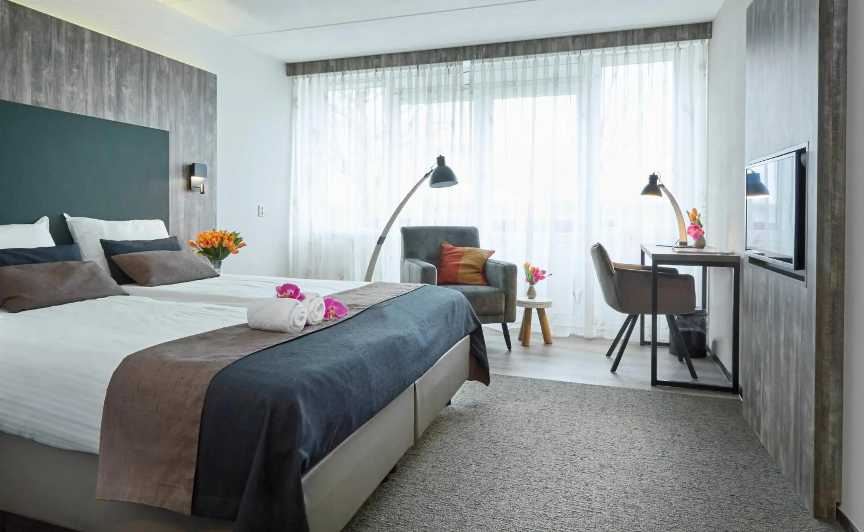 Twin Room - single occupancy - Disability Access in Hotel Restaurant Eeserhof Twin Room - single occupancy - Disability Access in Hotel Restaurant Eeserhof