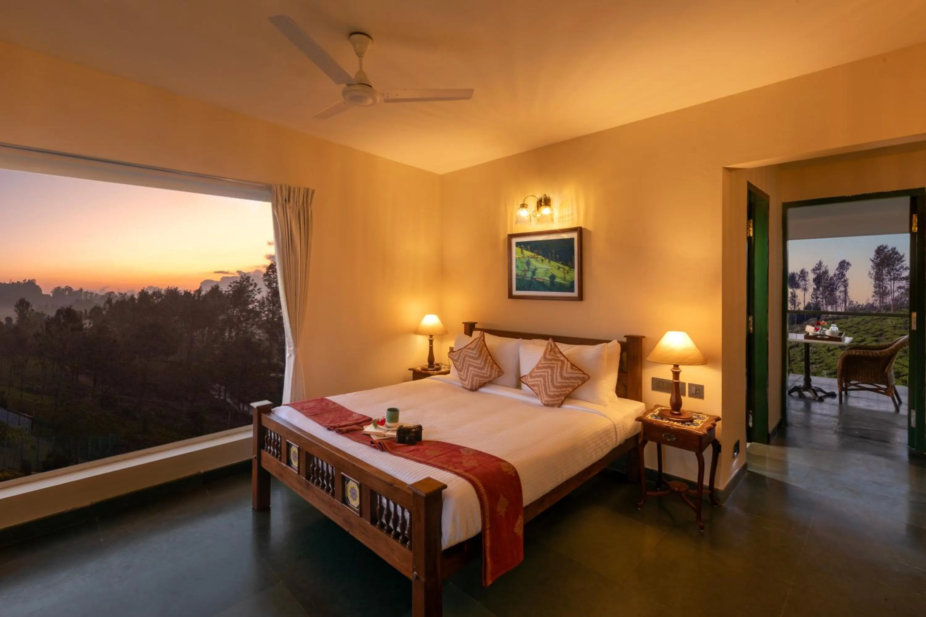 Bedroom, Bed in Solitude by Nature Resorts and Stays