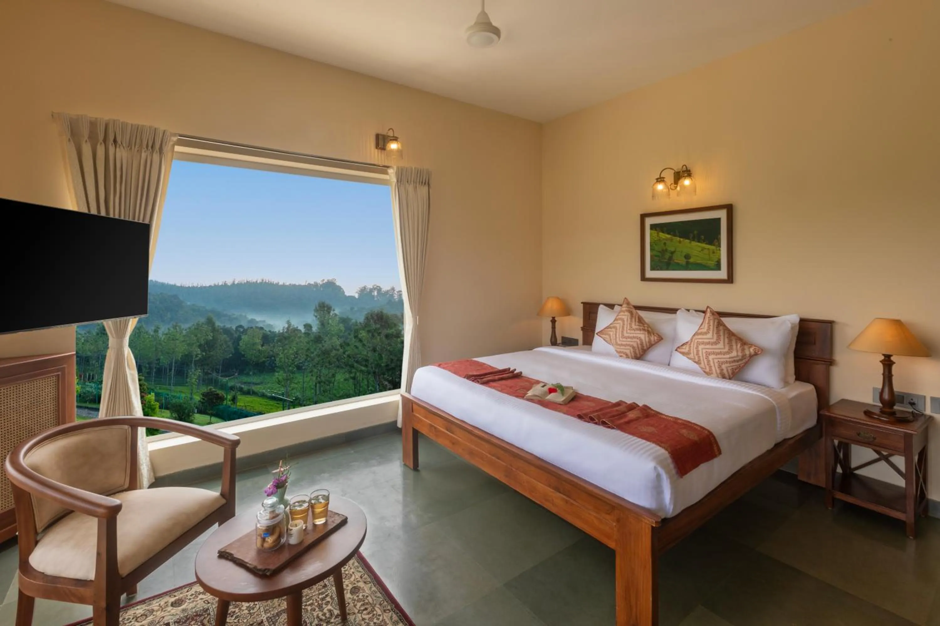 Bedroom, Bed in Solitude by Nature Resorts and Stays