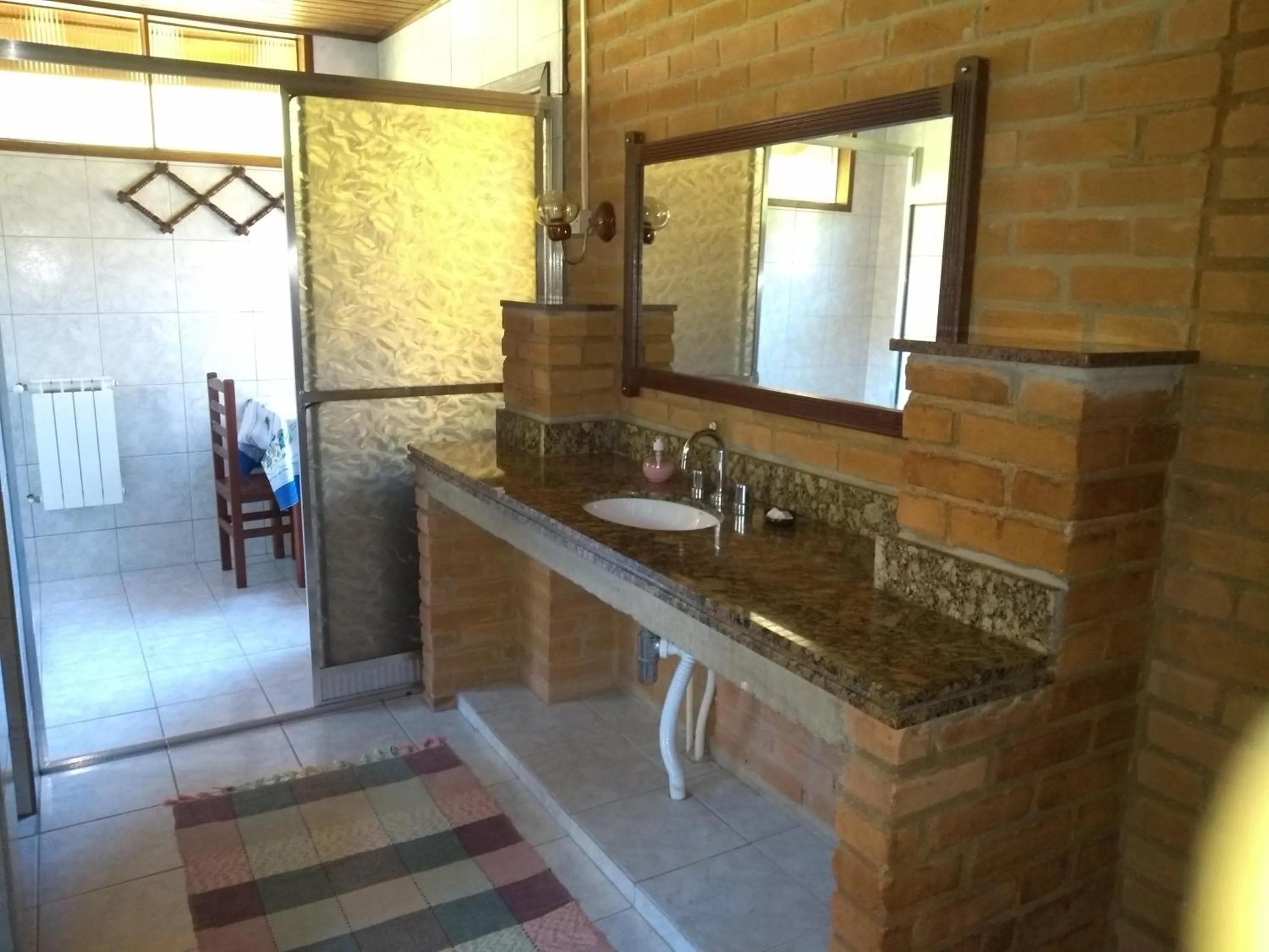 Bathroom in Pousada na Colina