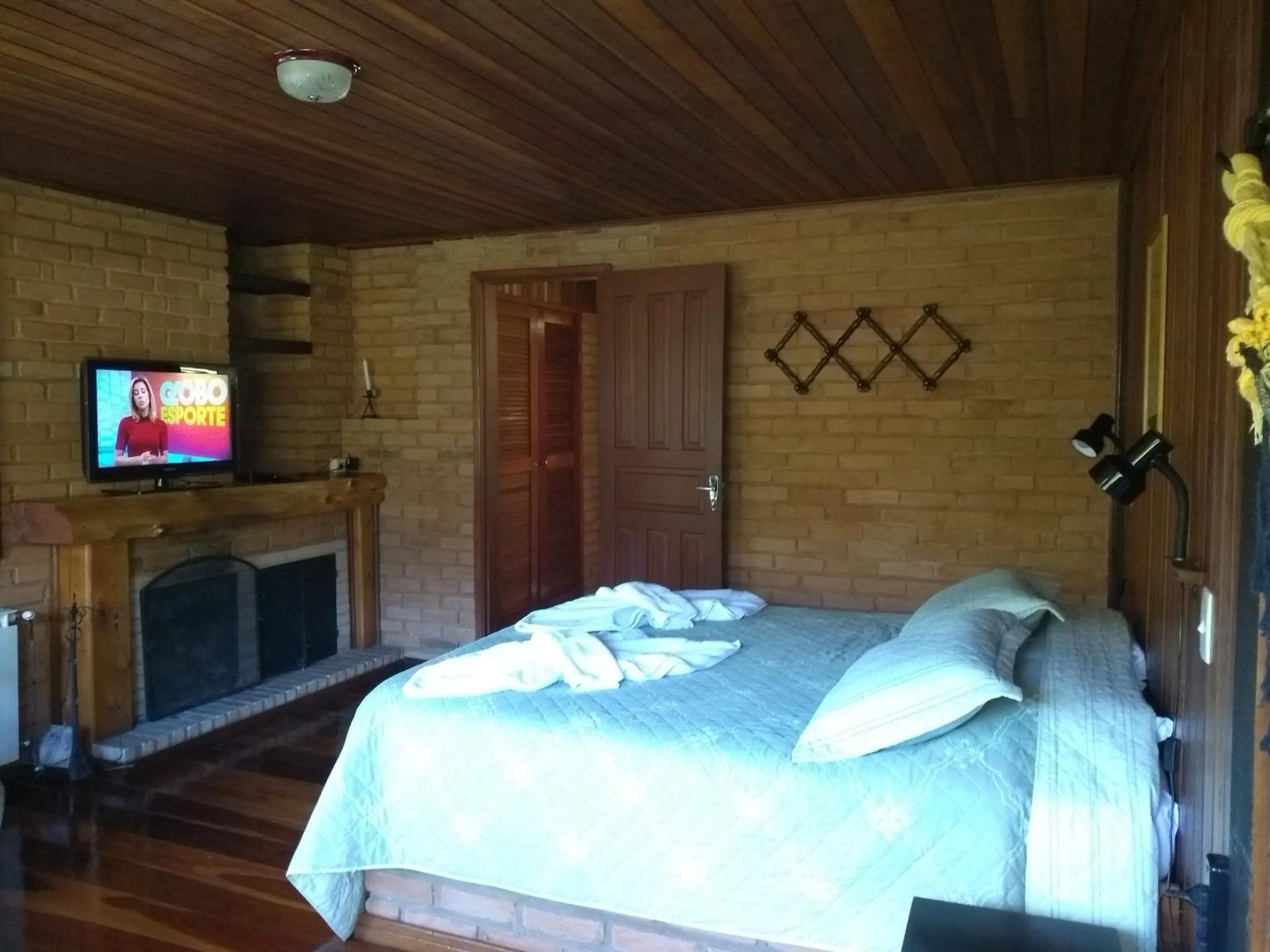 Bed in Pousada na Colina