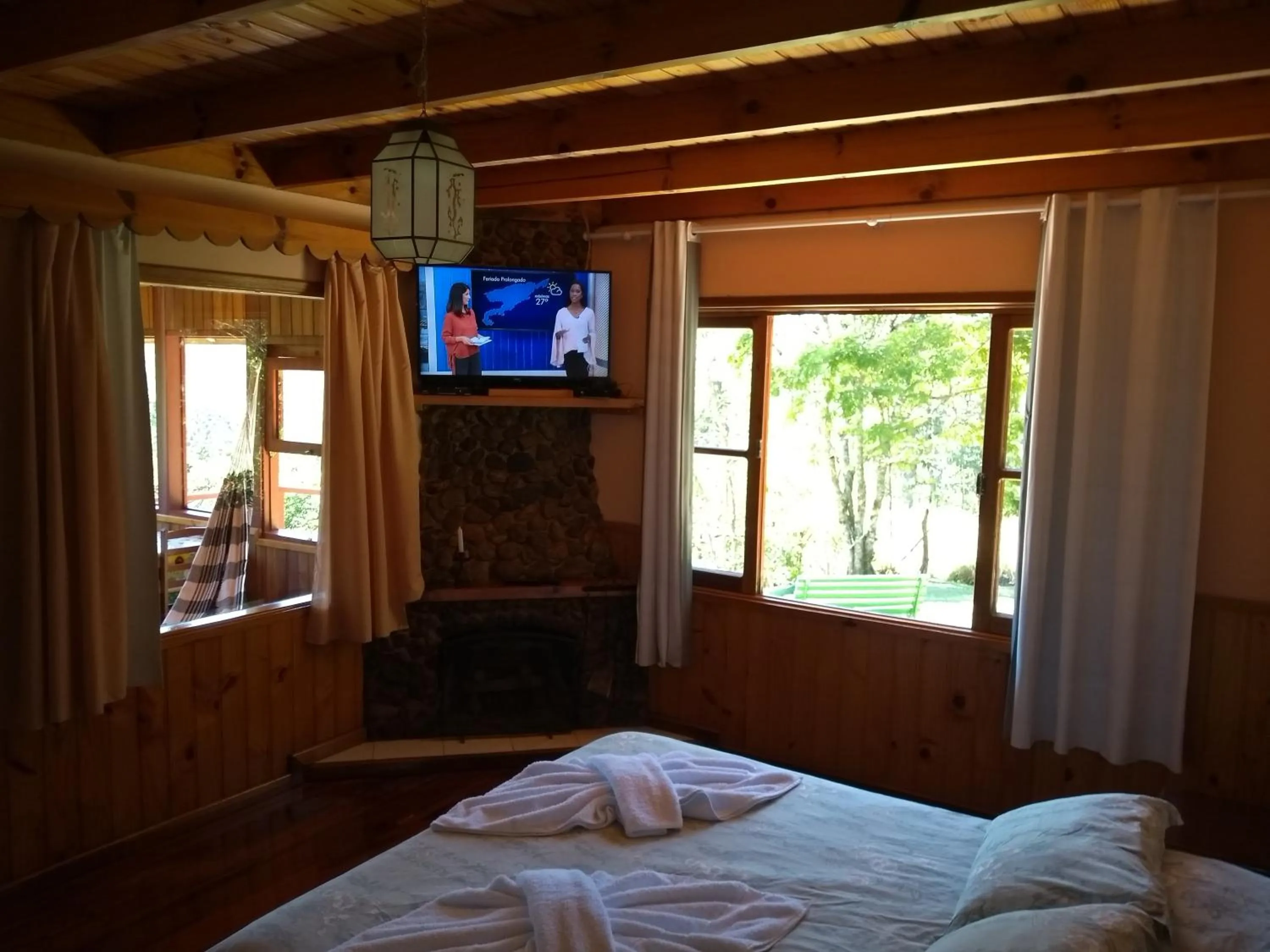 Bed in Pousada na Colina