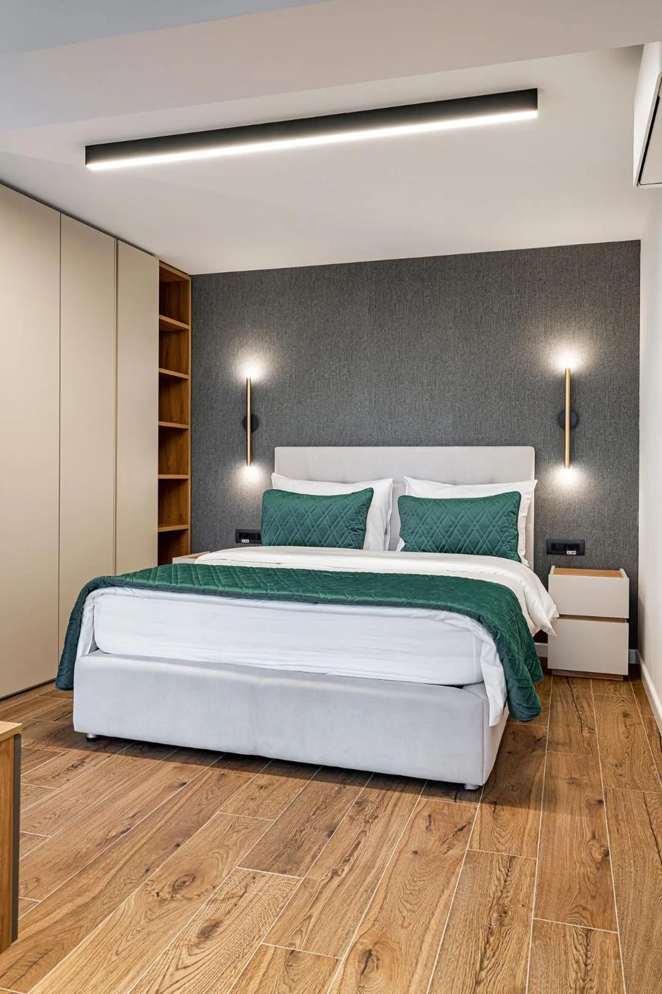 Bed in NOVOS ApartHotel