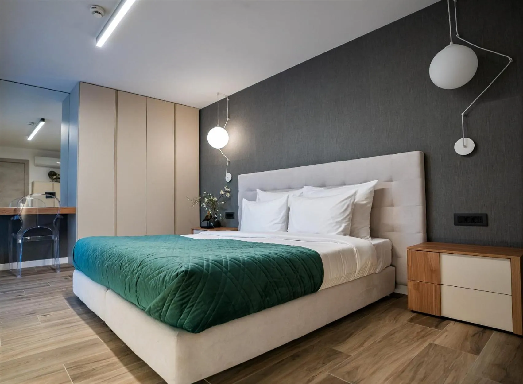 Bed in NOVOS ApartHotel